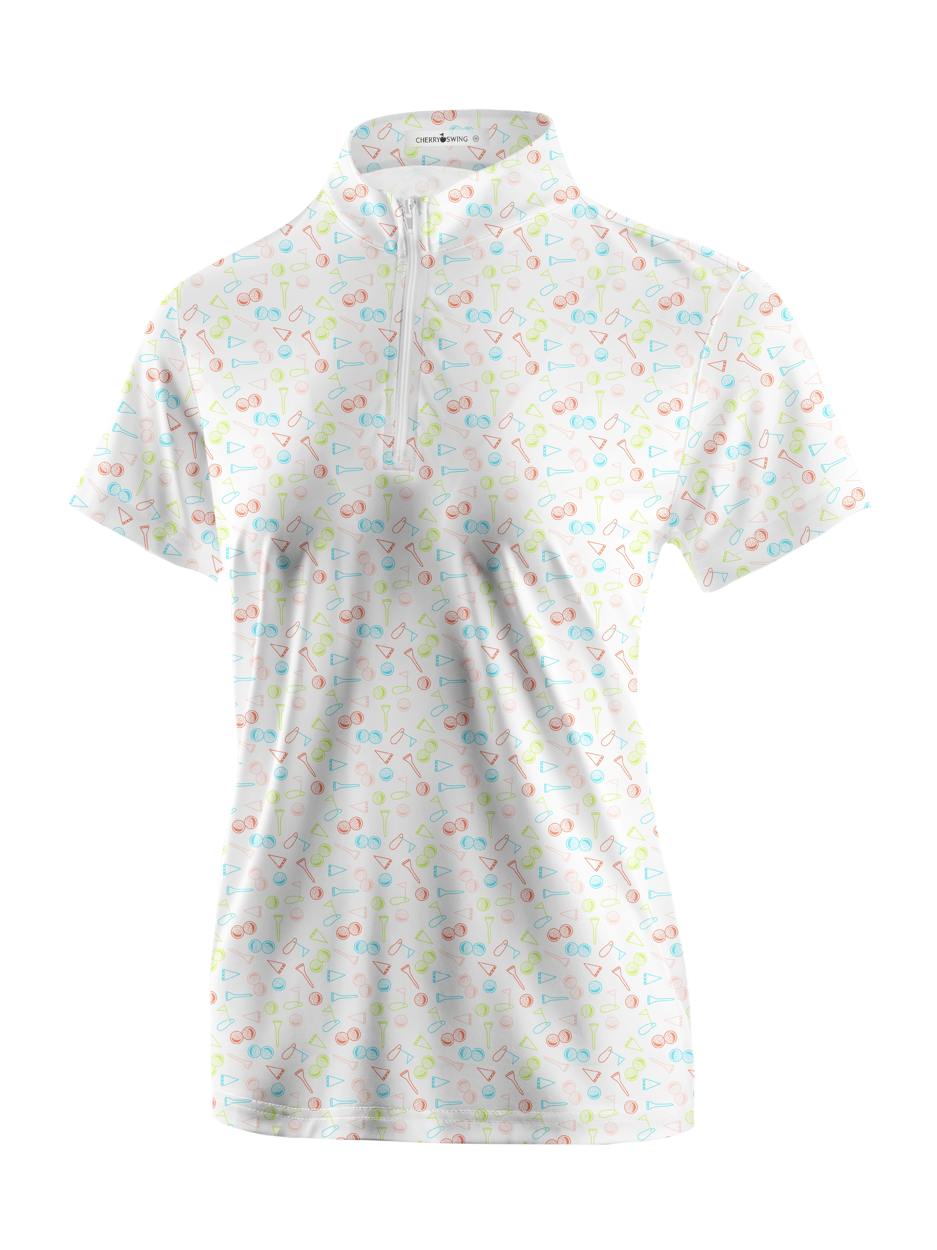 Cherryswing Women's In Play Golf Short Sleeve Polo Shirt