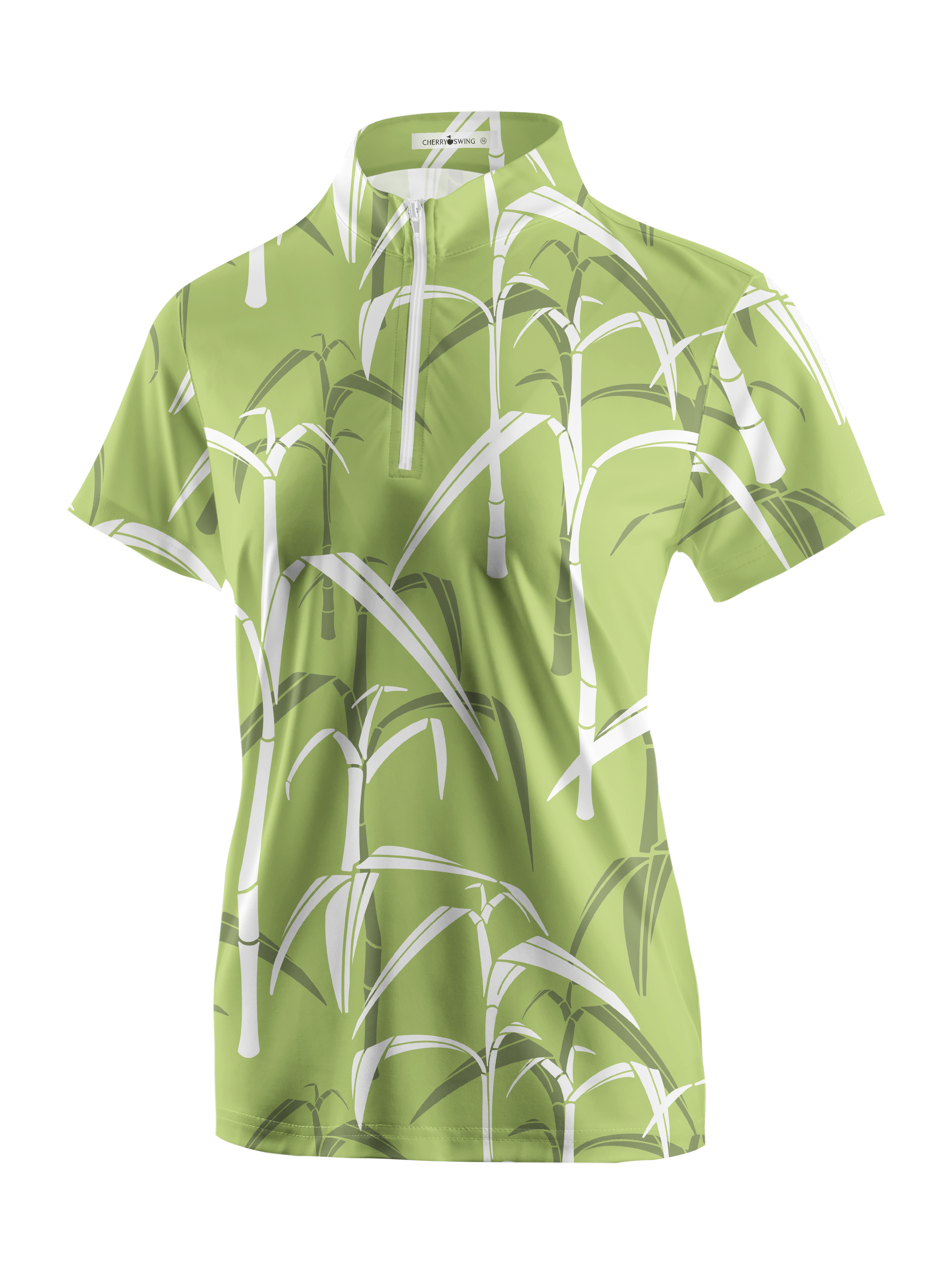 Cherryswing Women's Sugar Cane Fores Short Sleeve Golf Shirt