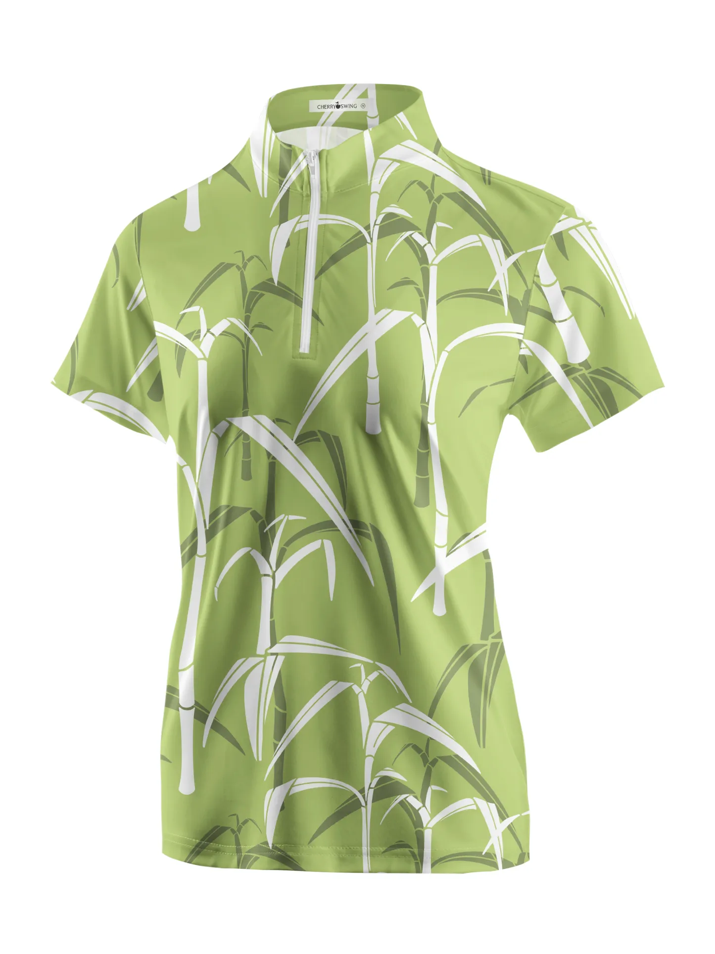 Cherryswing Women's Sugar Cane Fores Short Sleeve Golf Shirt