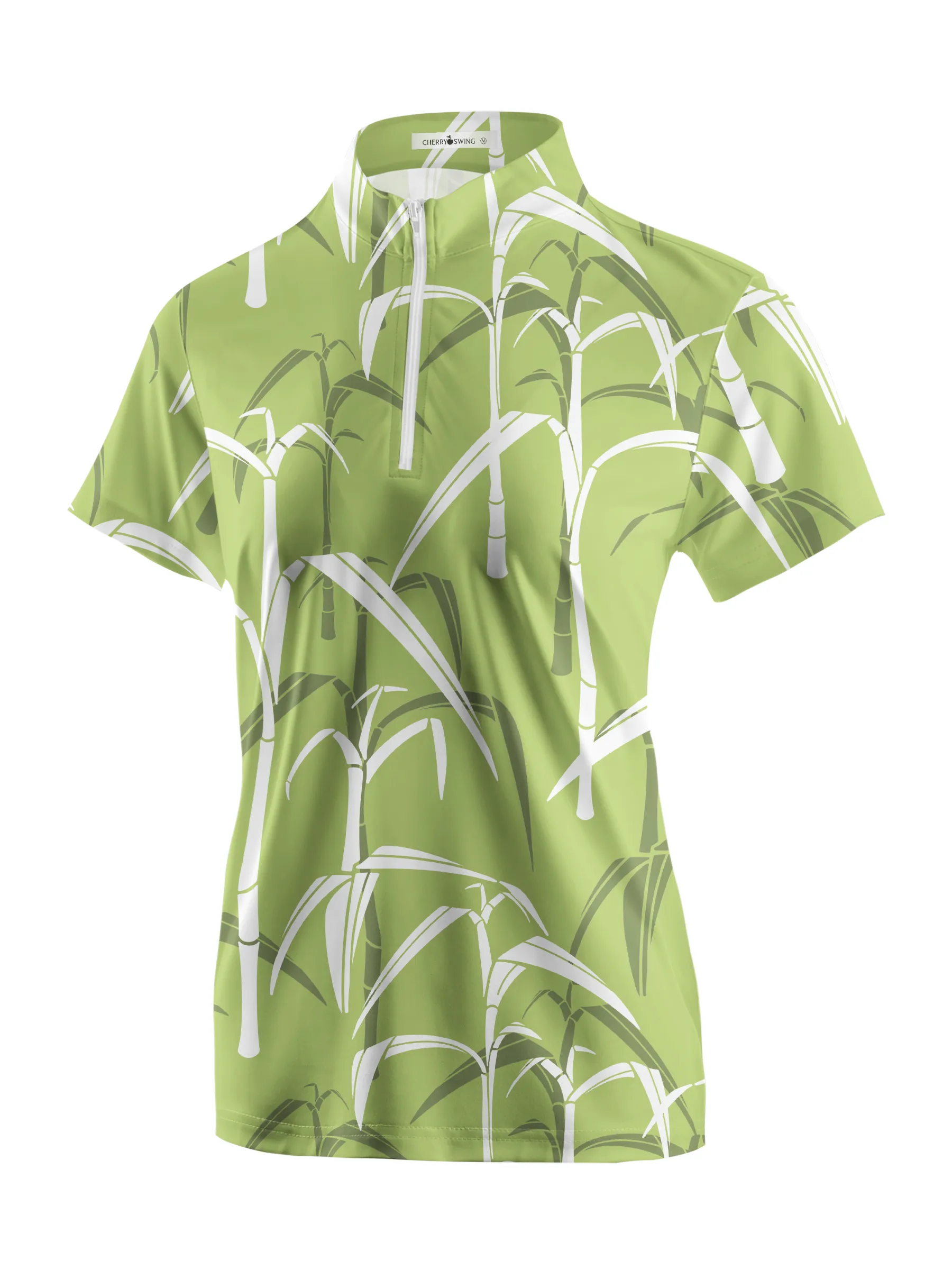 Cherryswing Women's Sugar Cane Fores Short Sleeve Golf Shirt
