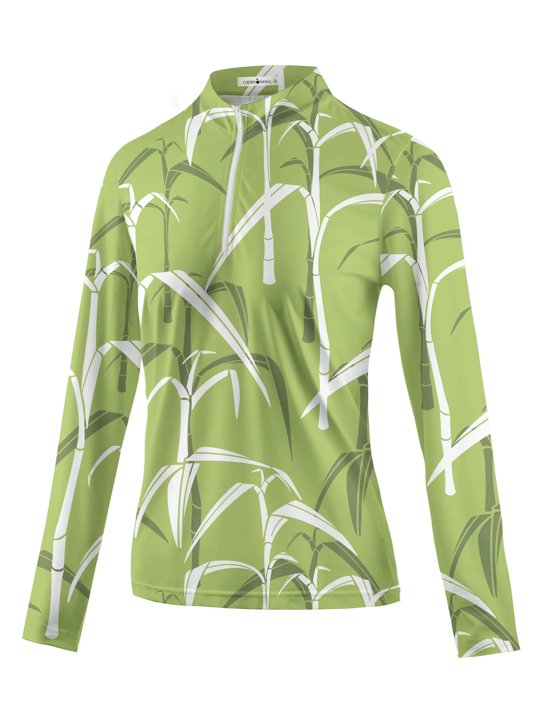 Cherryswing Women's Sugar Cane Fores  Long Sleeve Golf Shirt