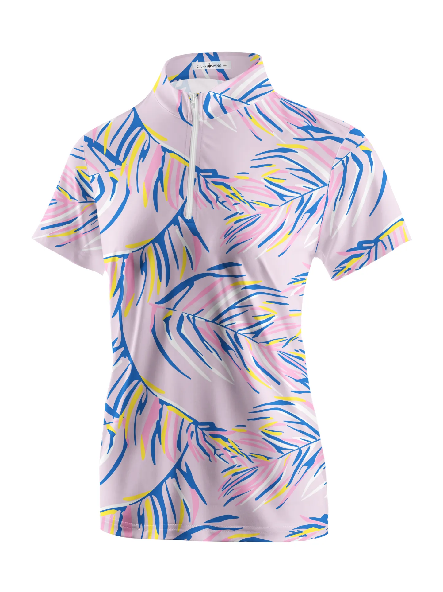 Cherryswing Women's Colorful Retreat Short Sleeve Golf Shirt