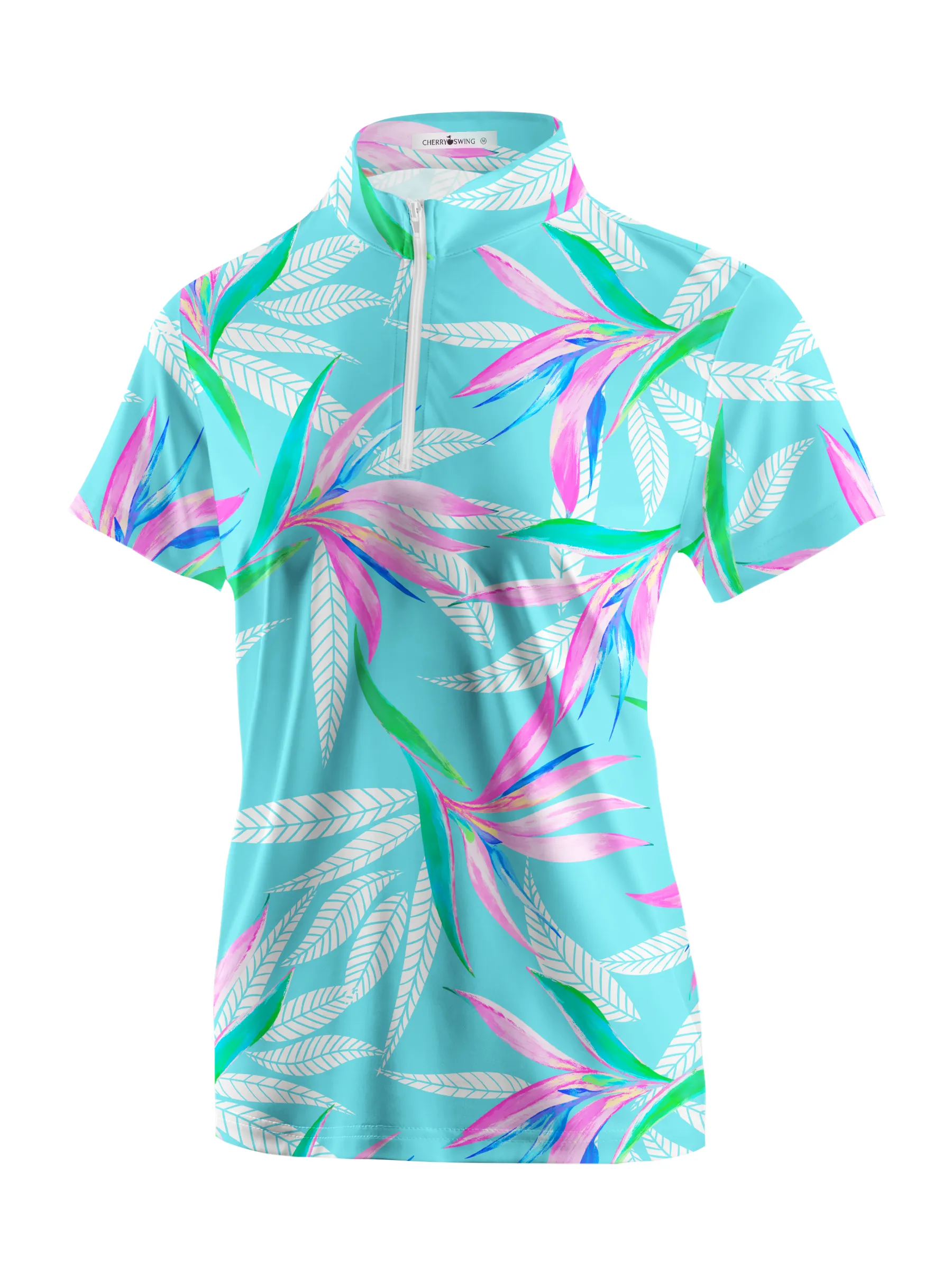 Cherryswing Women's Beauty of Nature Short Sleeve Golf Shirt