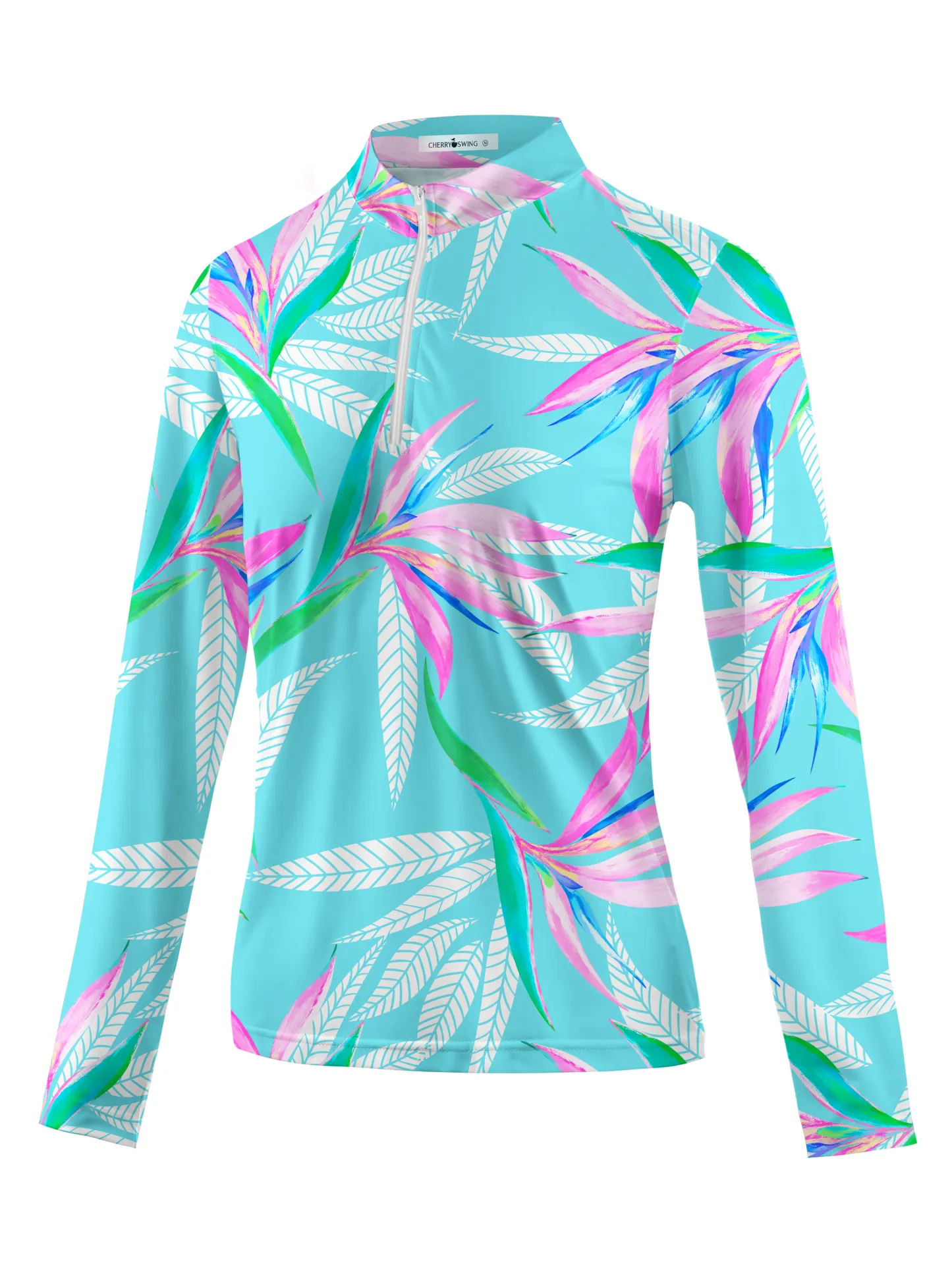Cherryswing Women's Beauty of Nature Long Sleeve Golf Shirt