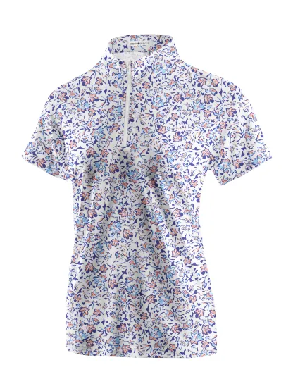 Cherryswing Women's English Garden Short Sleeve Golf Shirt
