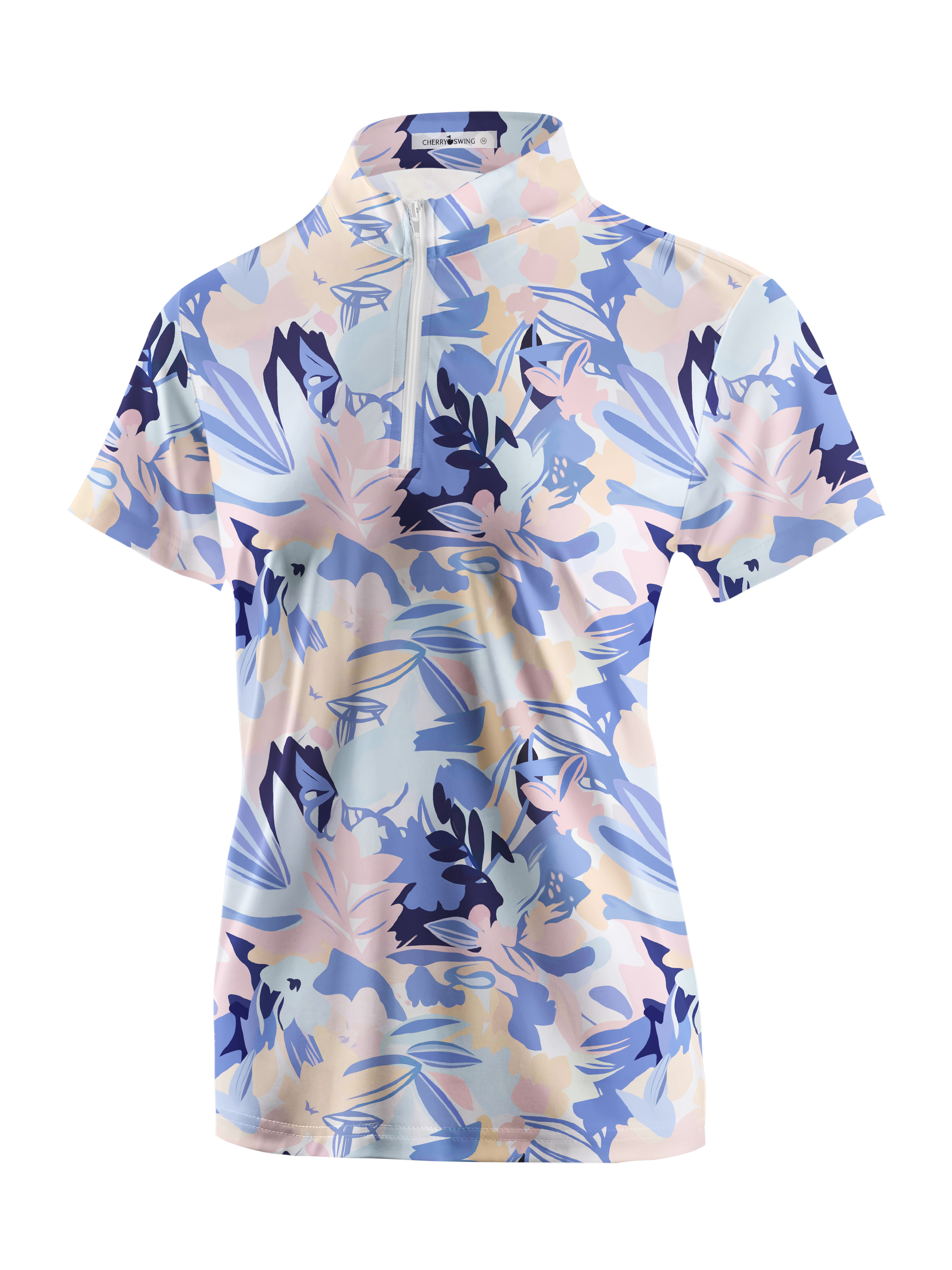 Cherryswing Women's Springtime Palette Short Sleeve Golf Shirt