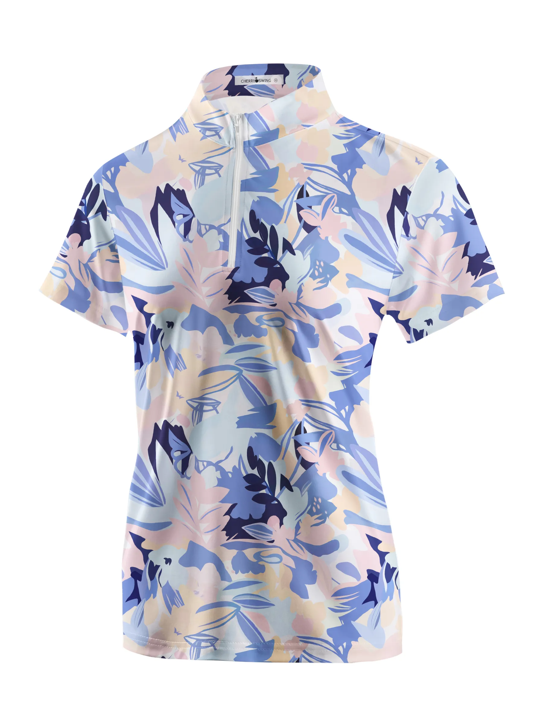 Cherryswing Women's Springtime Palette Short Sleeve Golf Shirt