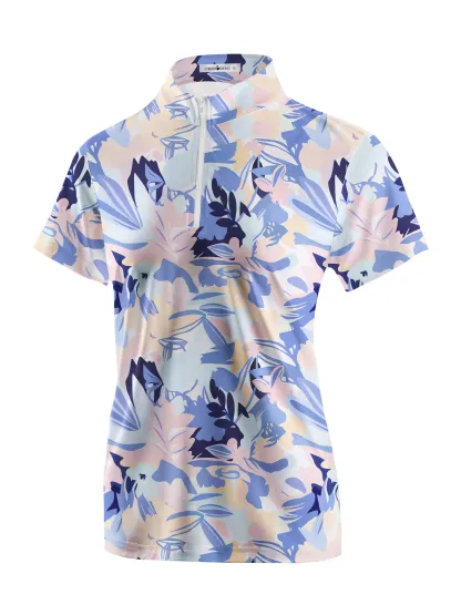 Cherryswing Women's Springtime Palette Short Sleeve Golf Shirt