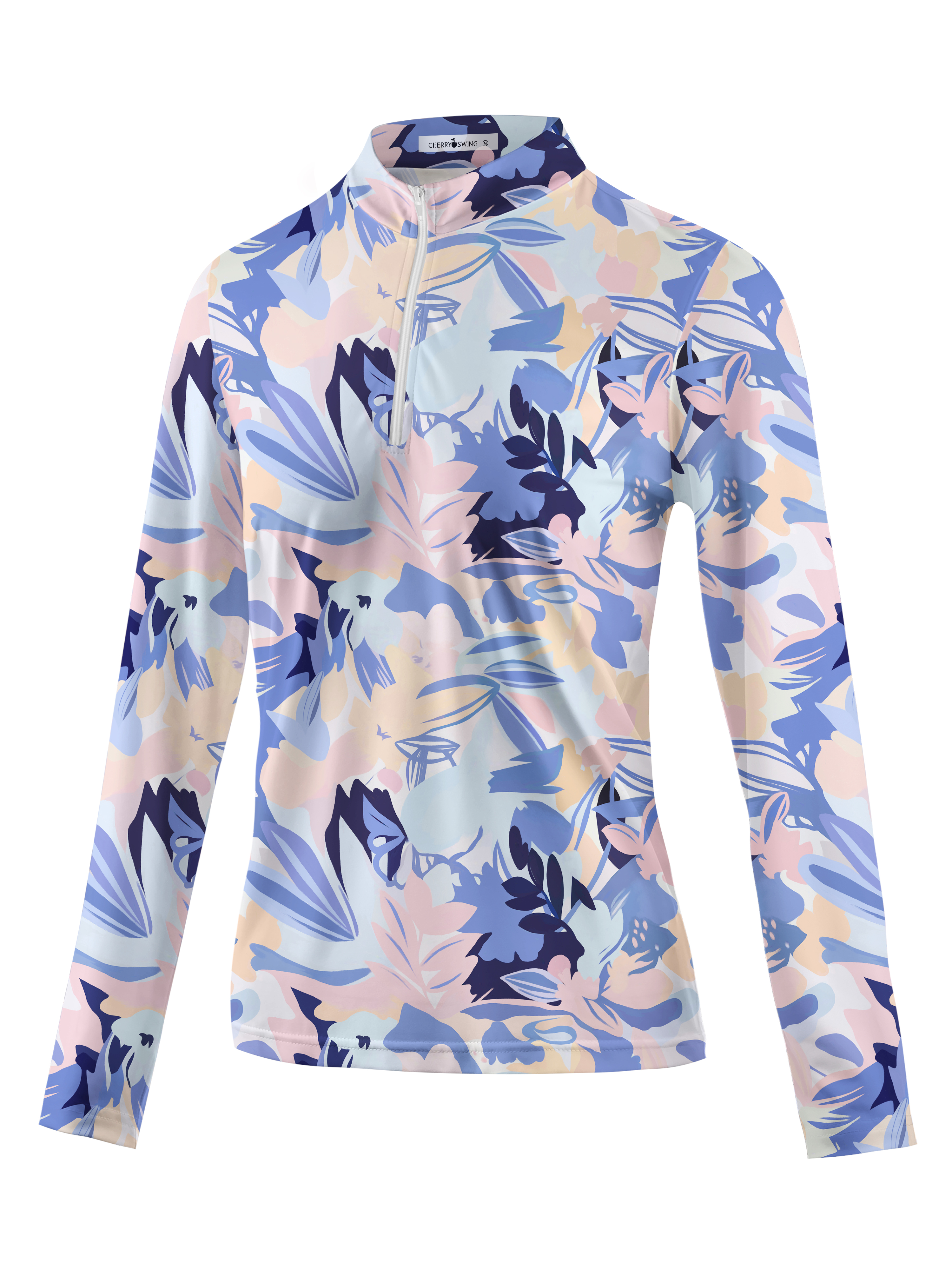 Cherryswing Women's Springtime Palette Long Sleeve Golf Shirt
