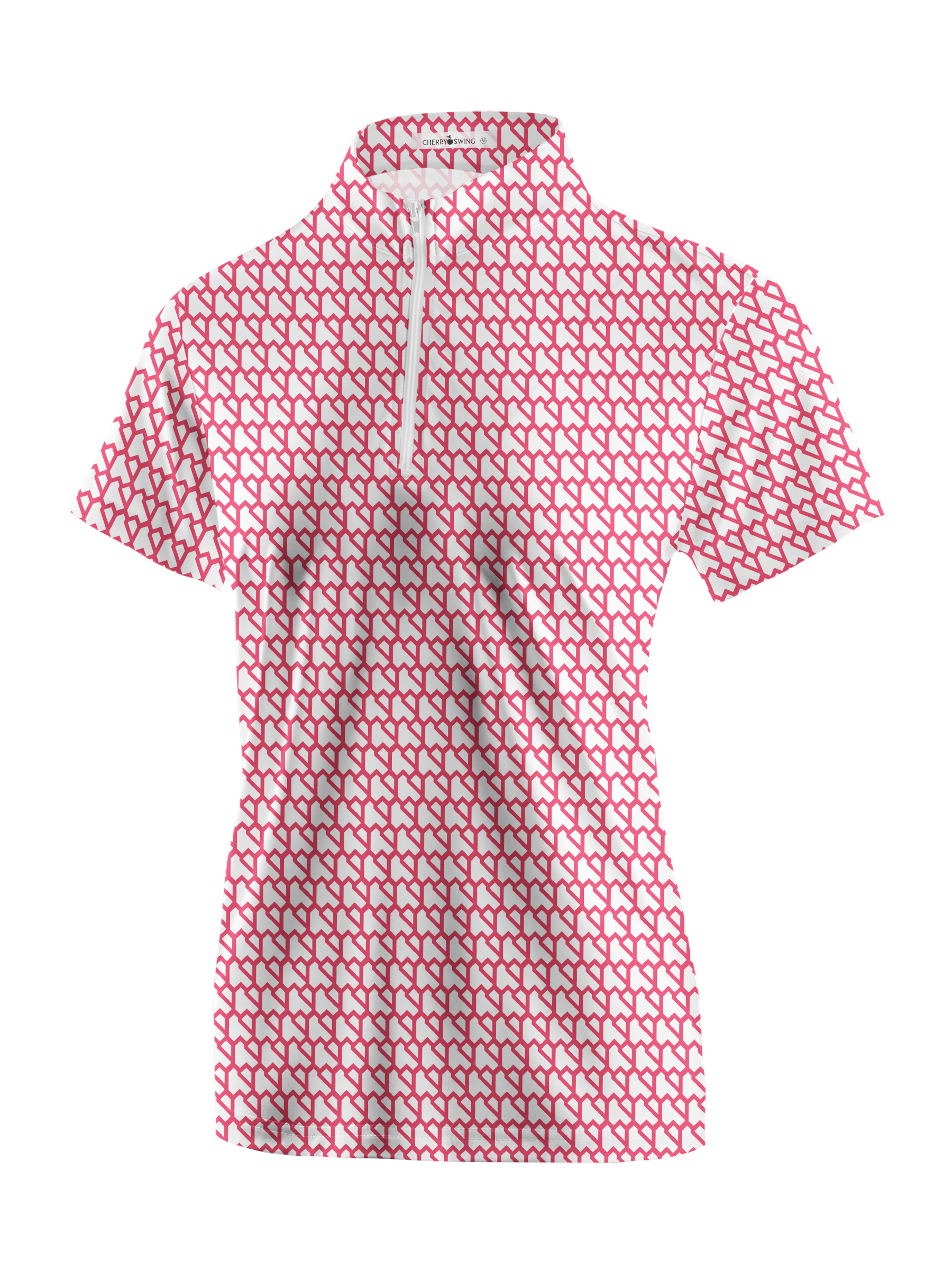 Cherryswing Women's Plaids Golf Short Sleeve Polo Shirt