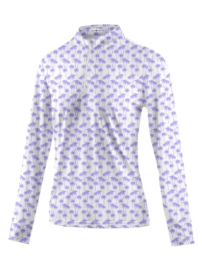 Cherryswing Women's Breathable Long Sleeve Golf Polo