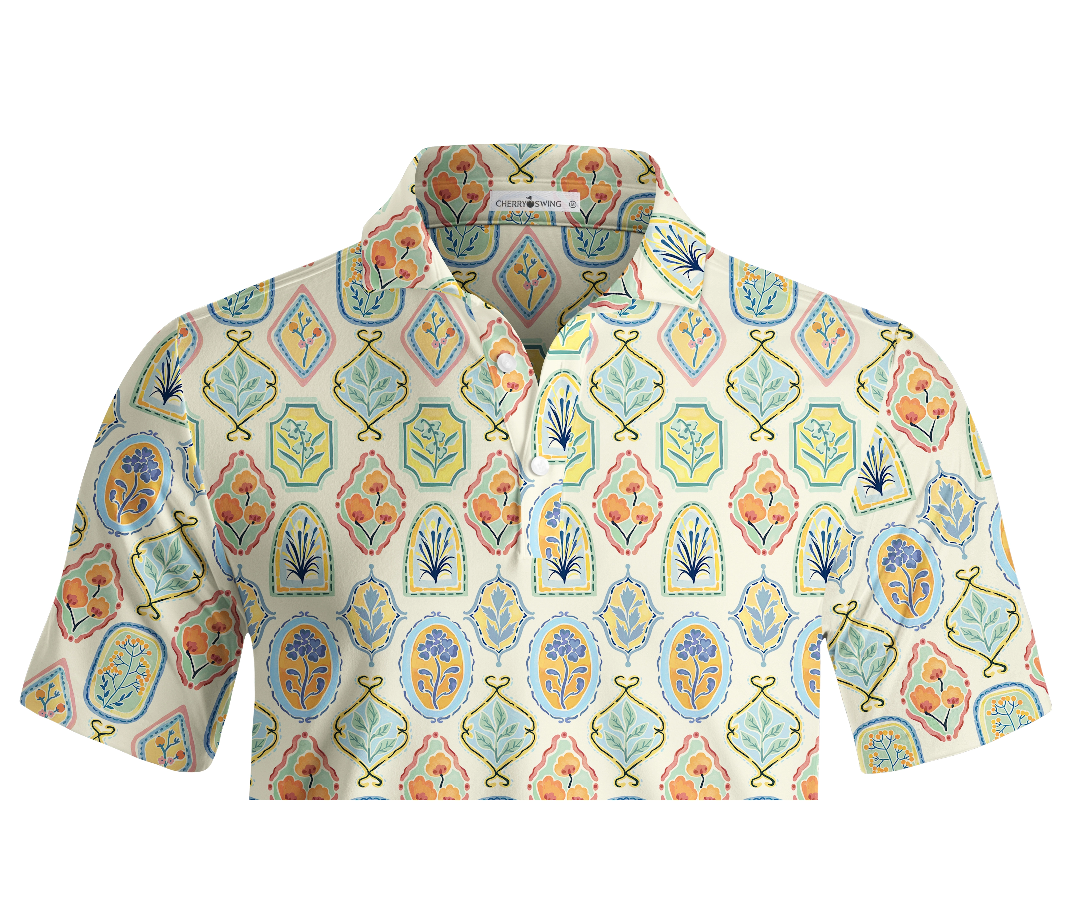 Cherryswing Garden's Diverse Beauty Men's Polo Shirt