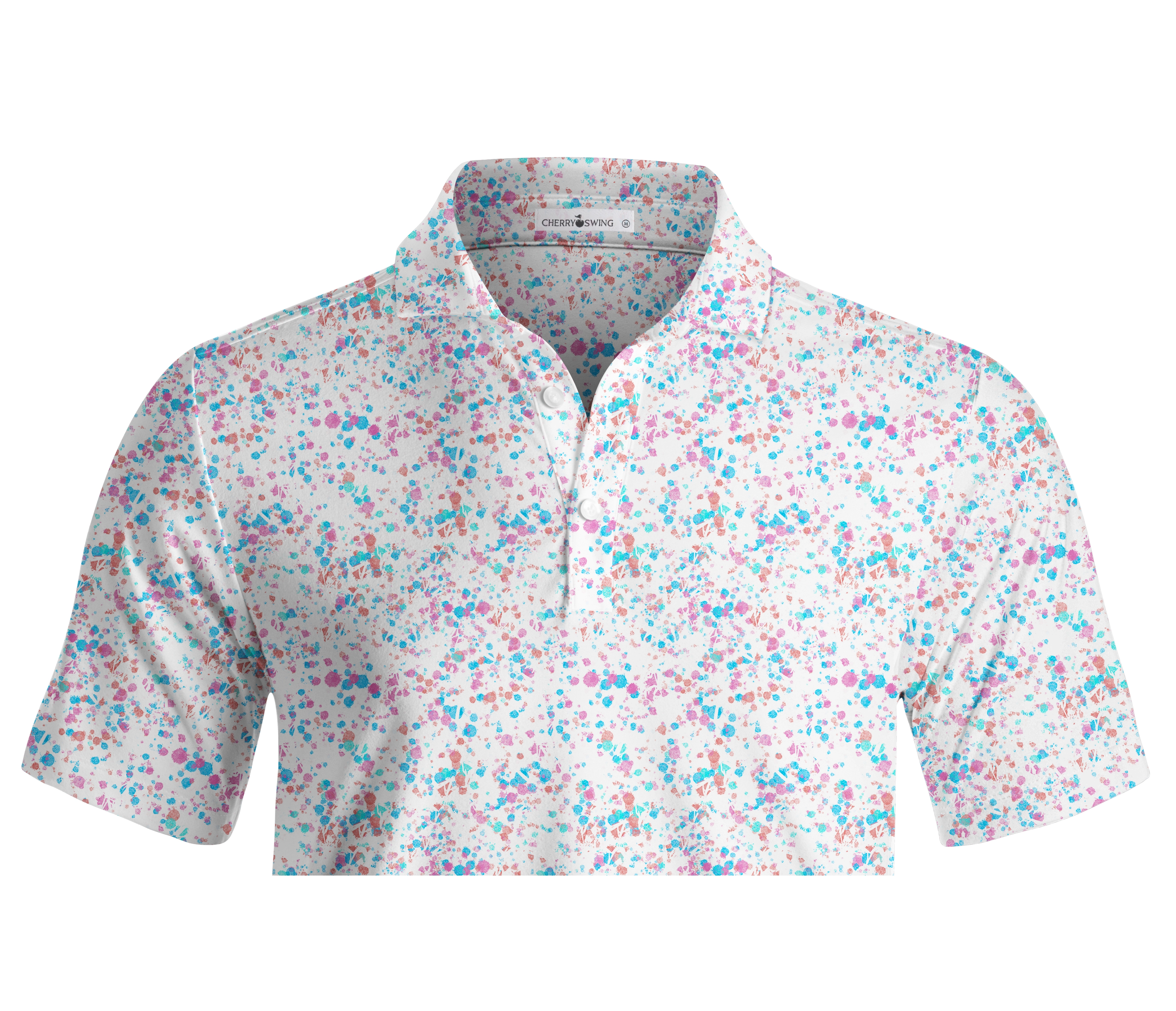 Cherryswing Ink Splash Men's Polo Shirt
