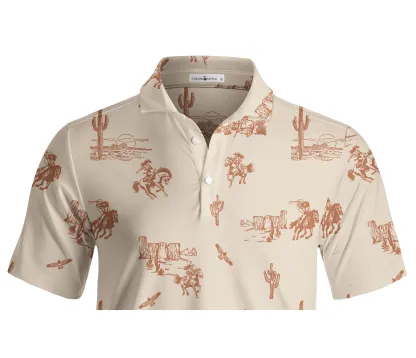Cherryswing Wild West Fores Men's Polo Shirt