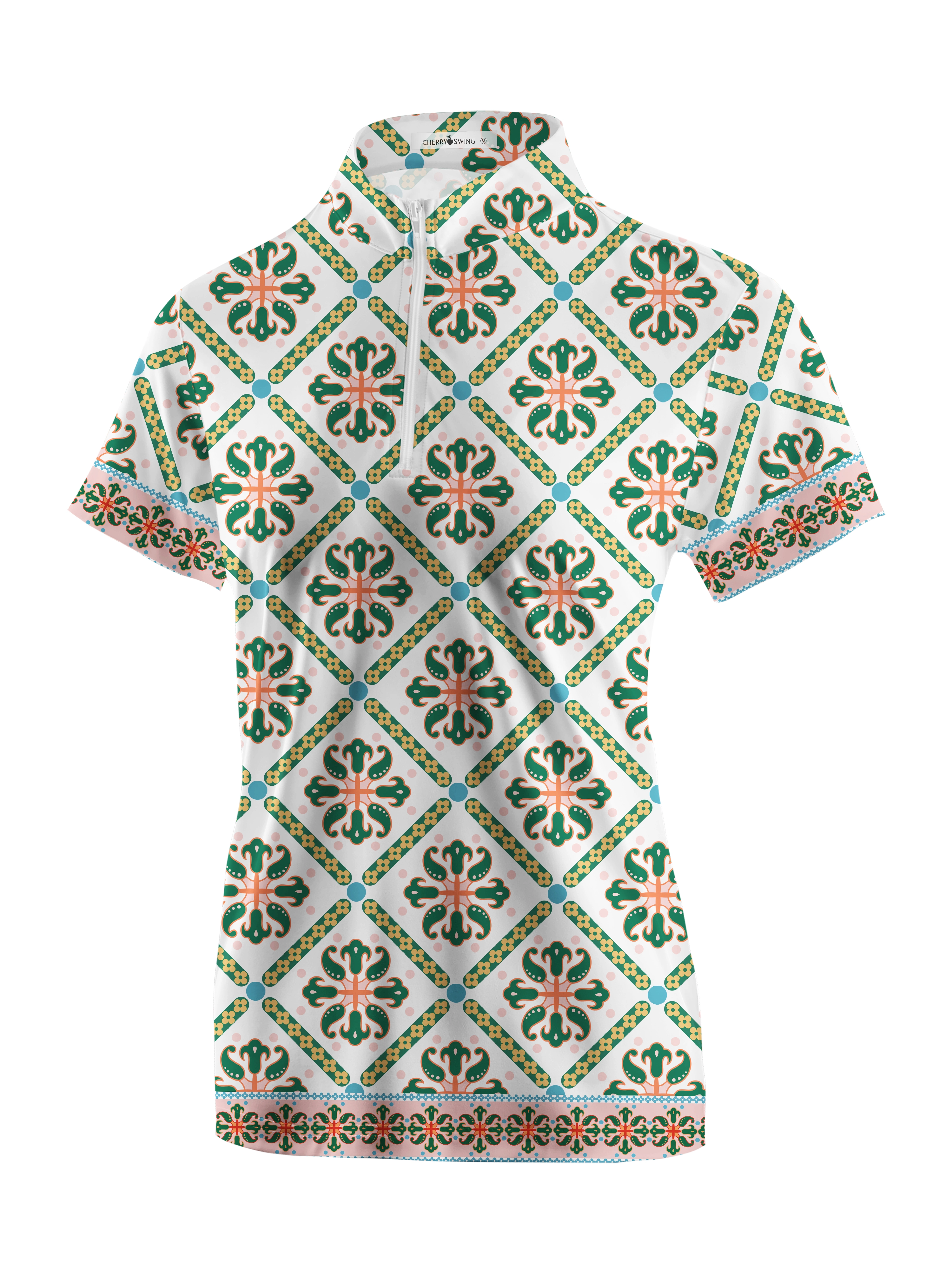 Cherryswing Women's Traditional Charm Short Sleeve Polos