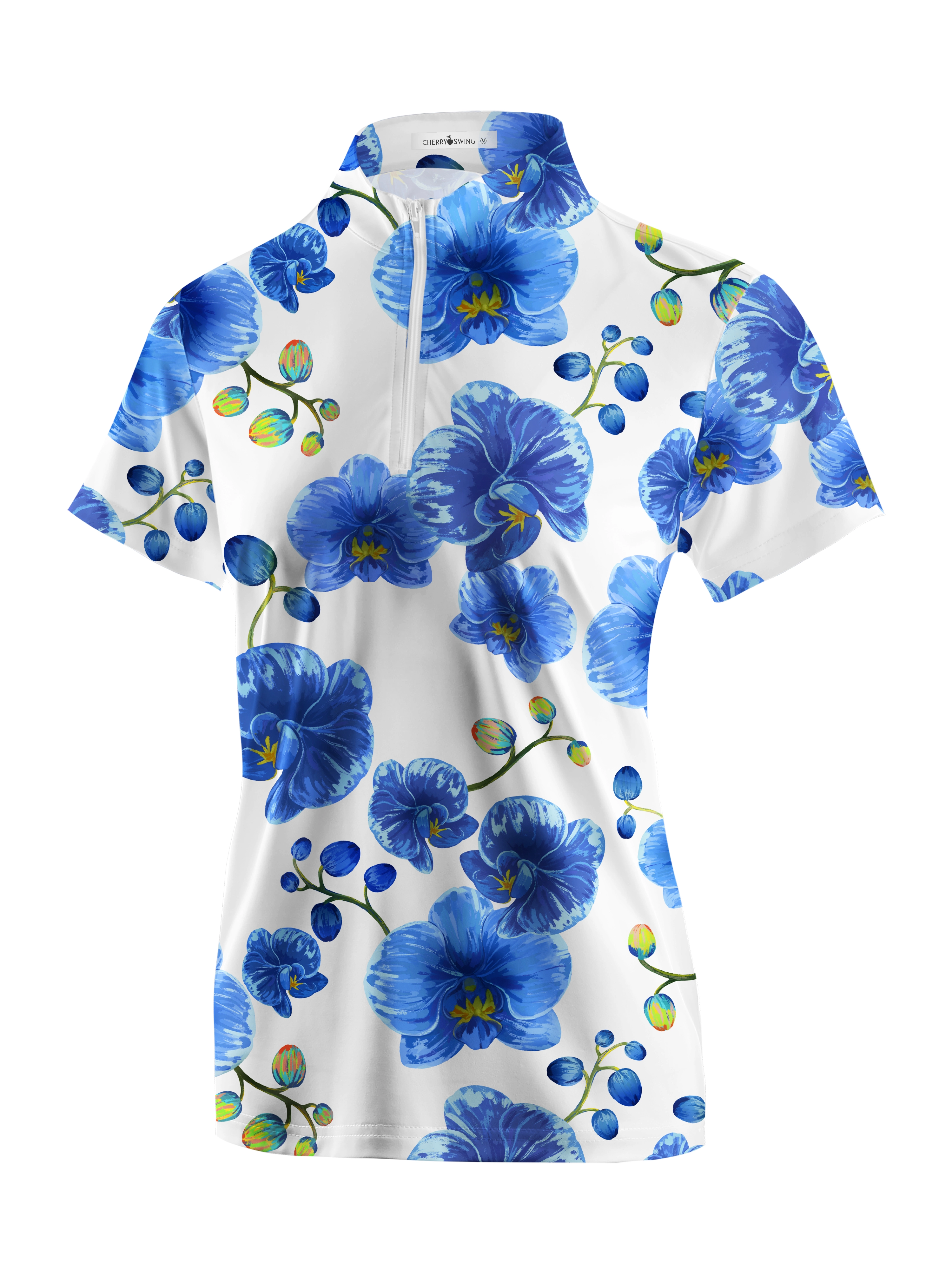 Cherryswing Women's Morning Glory Short Sleeve Polos