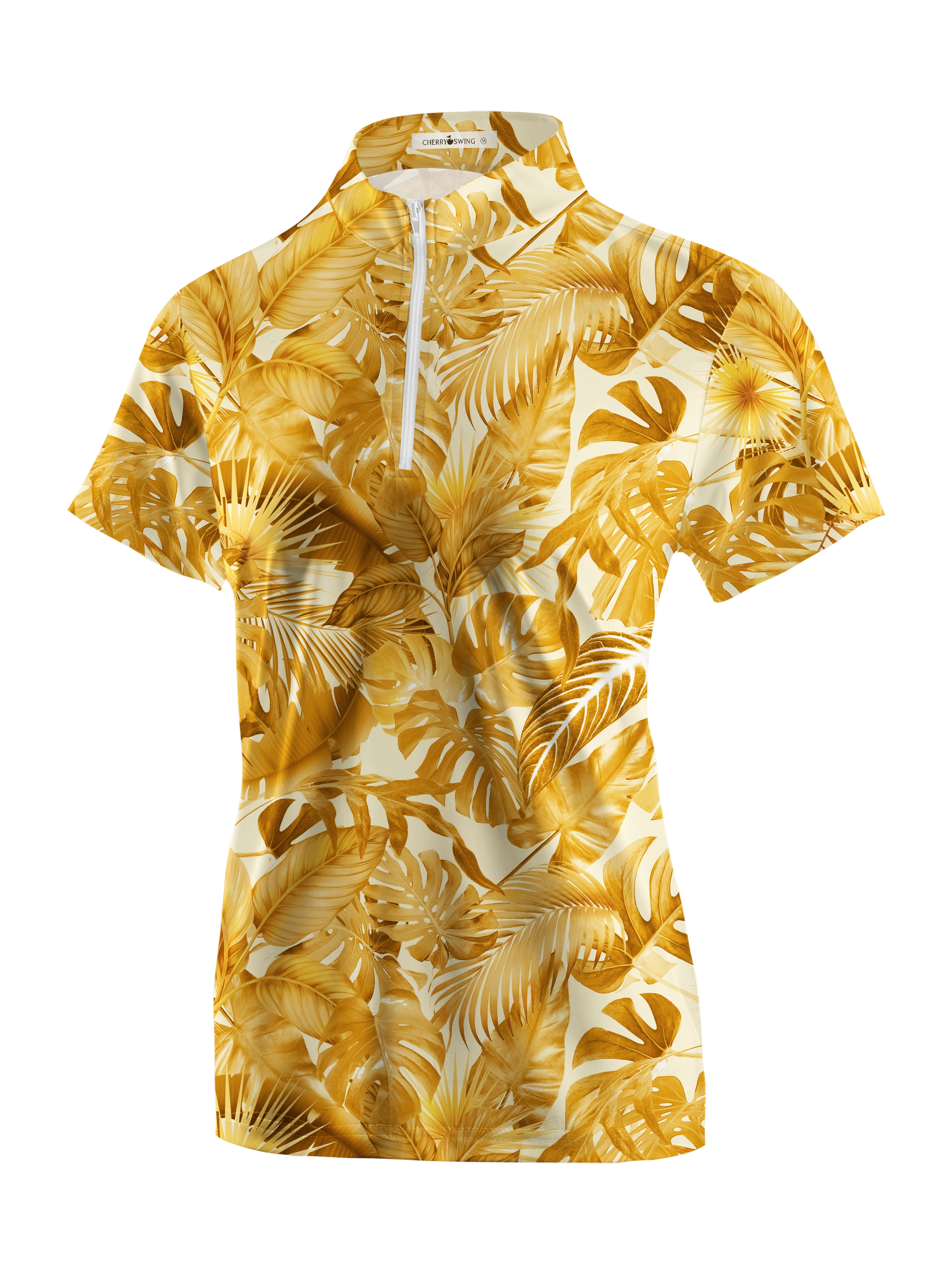 Cherryswing Women's Mysterious Nature Short Sleeve Polos