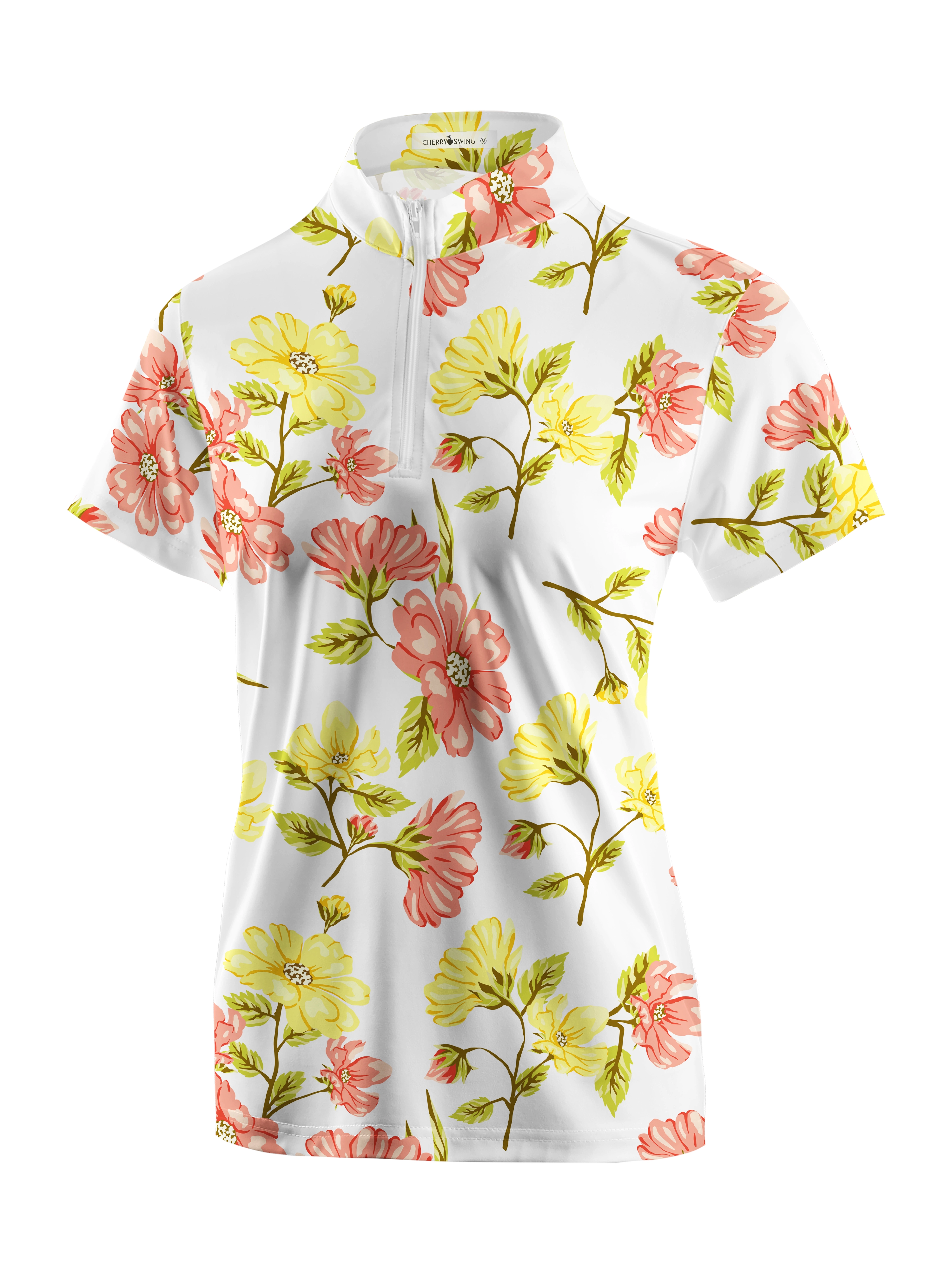 Cherryswing Women's Colorful Spring Short Sleeve Polos