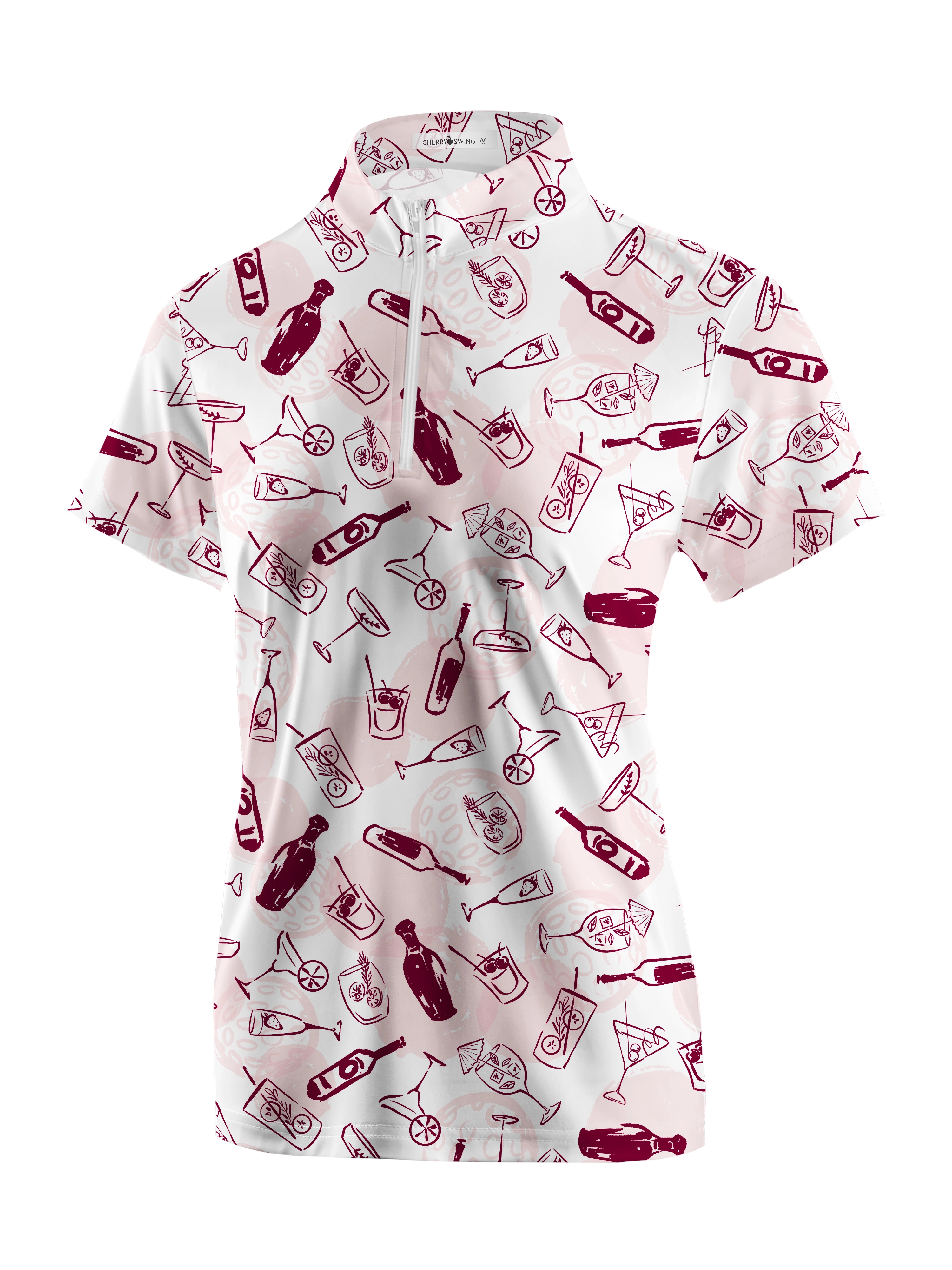 Cherryswing Women's American Flair Short Sleeve Polos