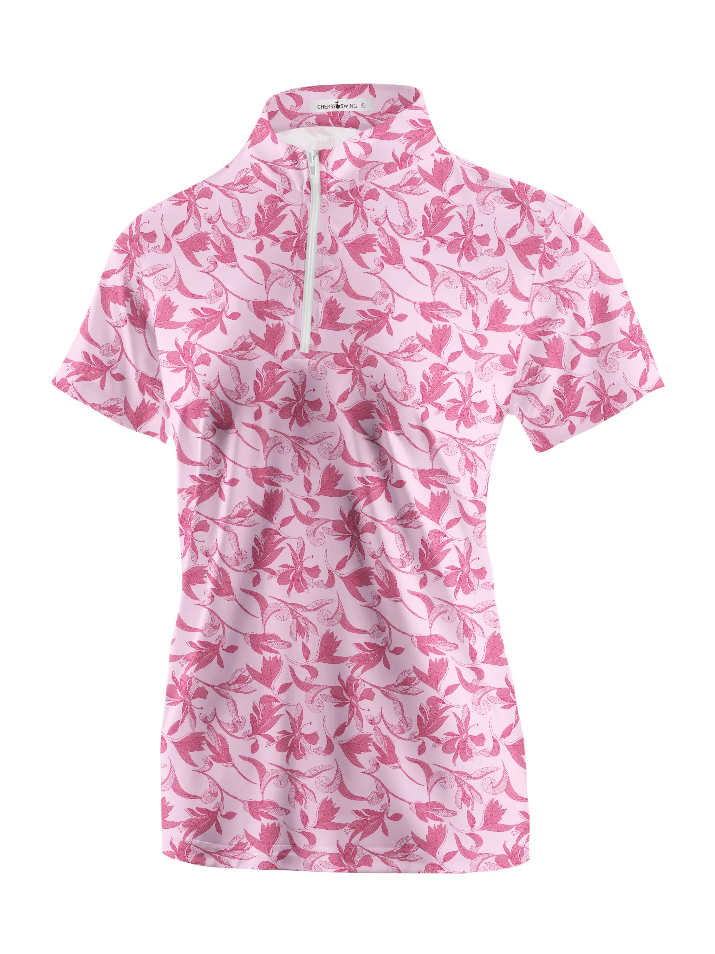 Cherryswing Blossom Print Golf Polo for Women