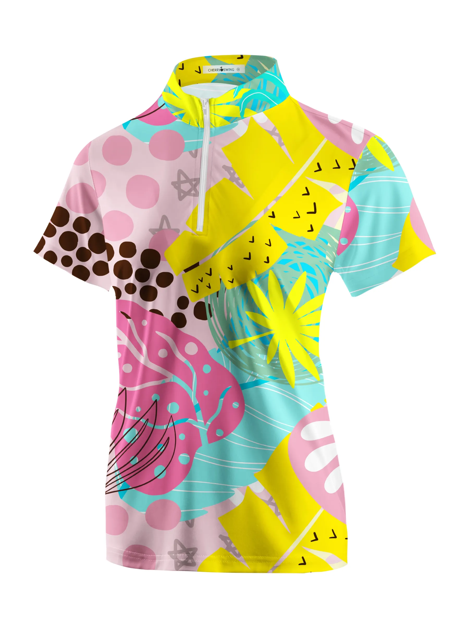 Cherryswing Women's Active Summer Short Sleeve Polos