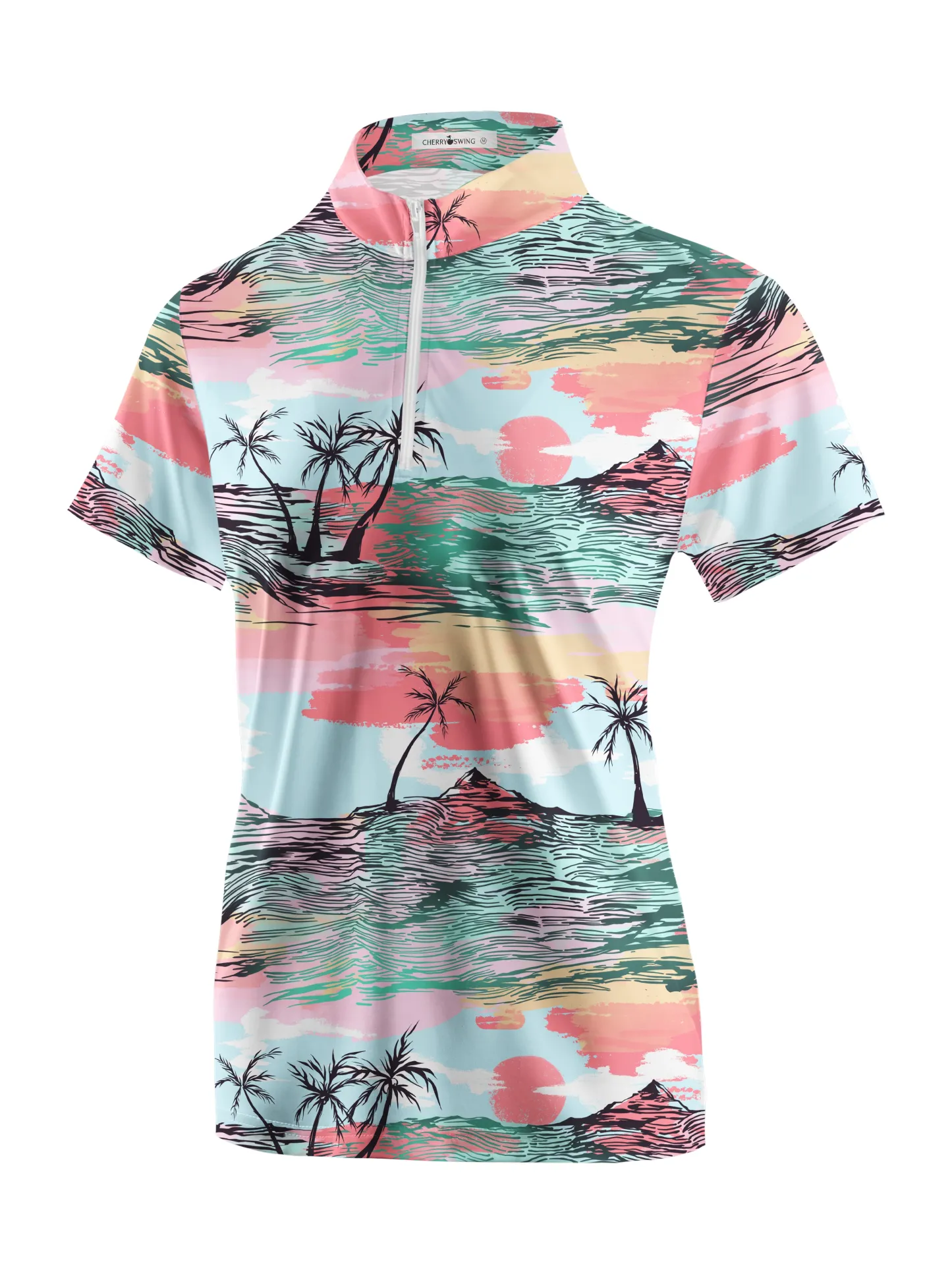 Cherryswing Women's Celebratory Atmosphere Short Sleeve Polos