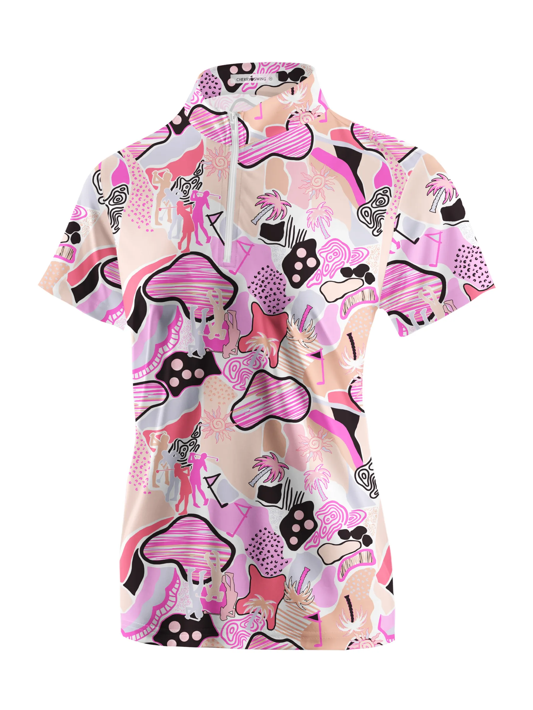 Cherryswing Women's Athlete Energy Short Sleeve Polos