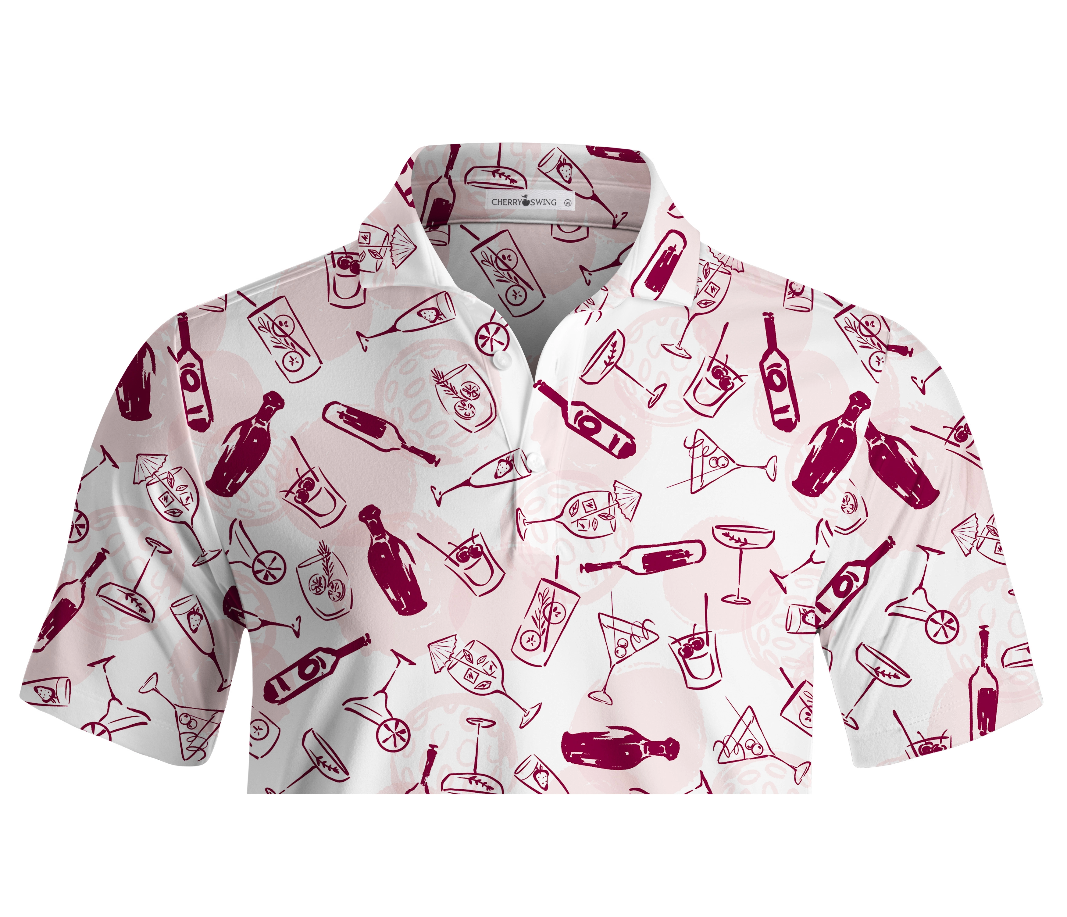 Cherryswing Charm Men's Golf Short Sleeve Polos 