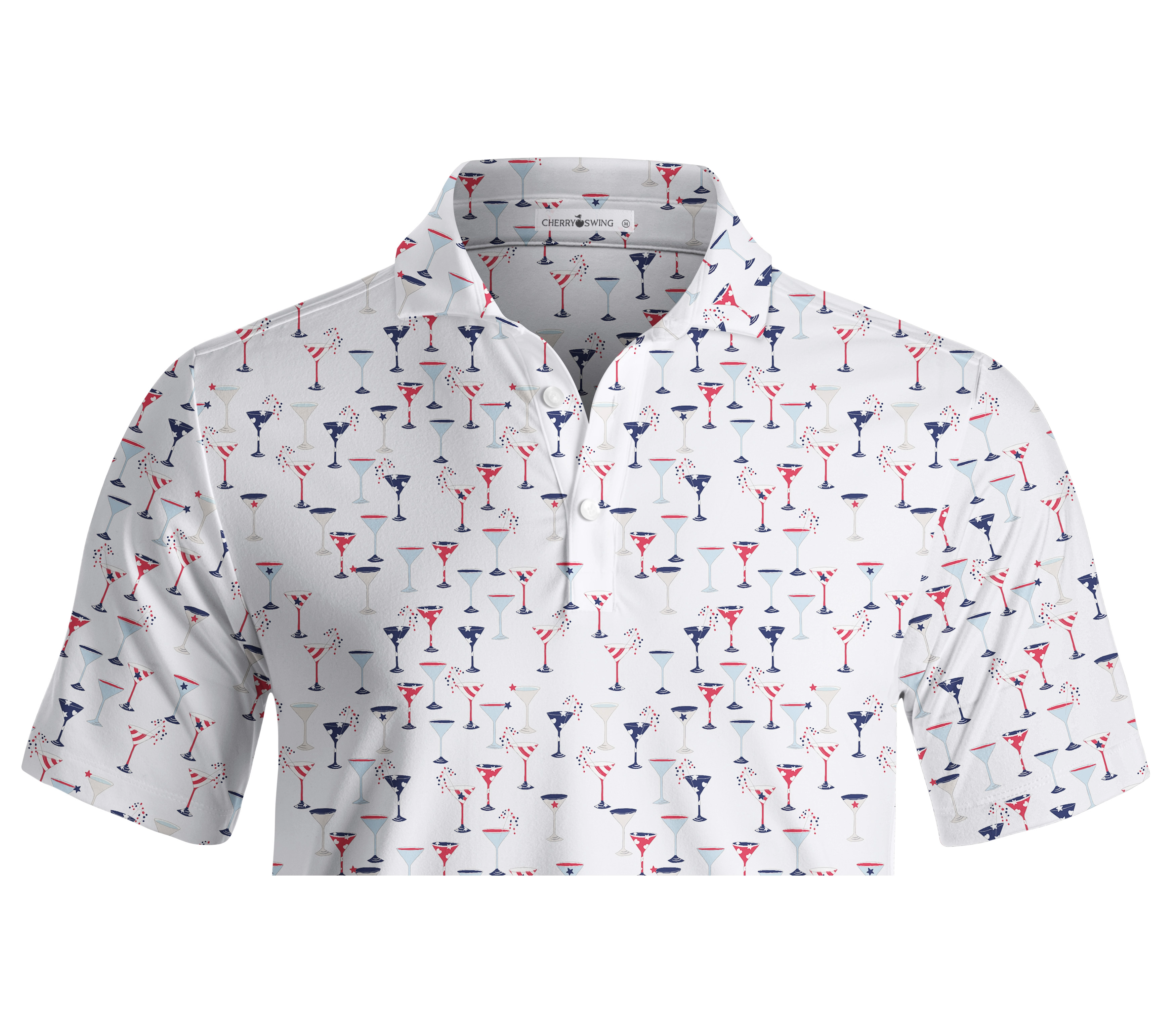 Cherryswing Celebratory Atmosphere Men's Polo Shirt