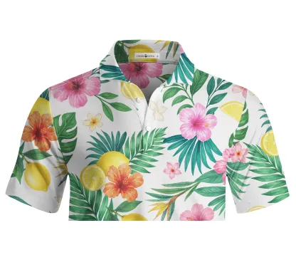 Cherryswing Citrus Garden Men's Polo Shirt