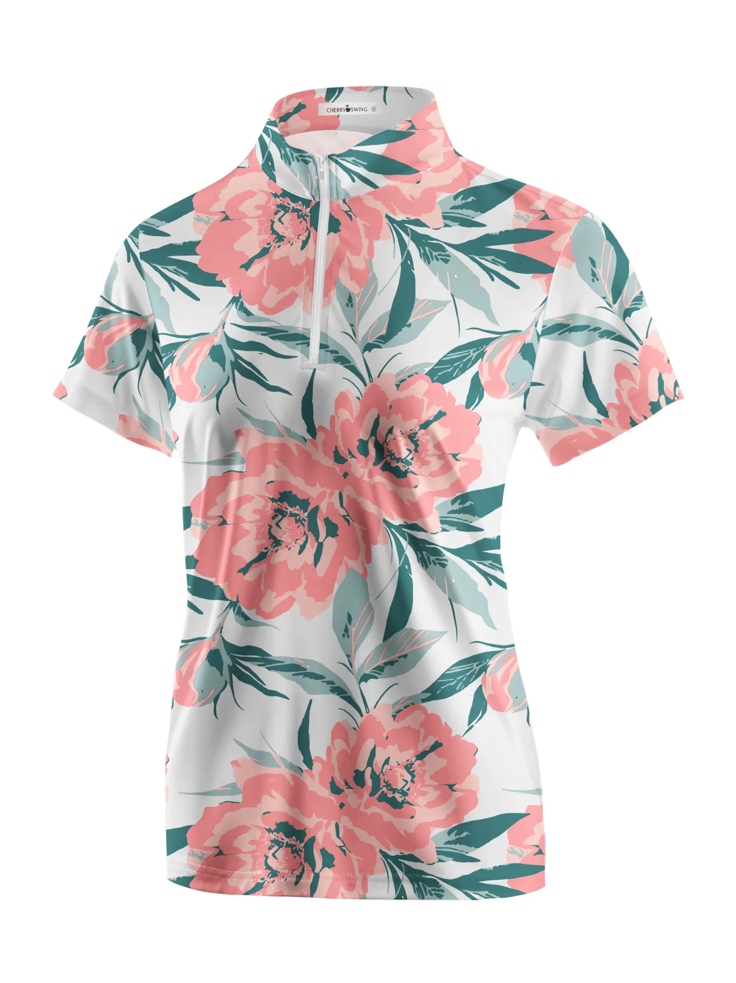 Cherryswing Women's Exuberance Of Nature Short Sleeve Polos