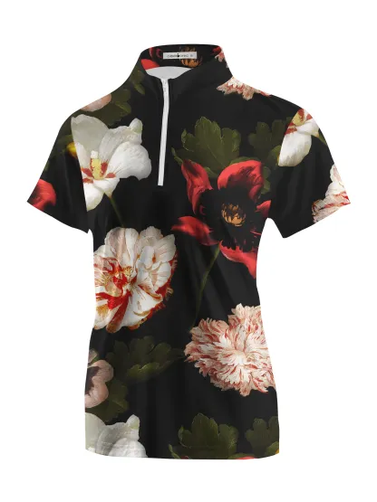 Cherryswing Women's Bold Elegance Short Sleeve Polos