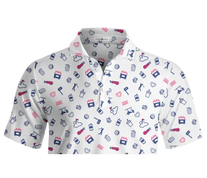 Cherryswing Joy Of The Game Men's Golf Short Sleeve Polos 
