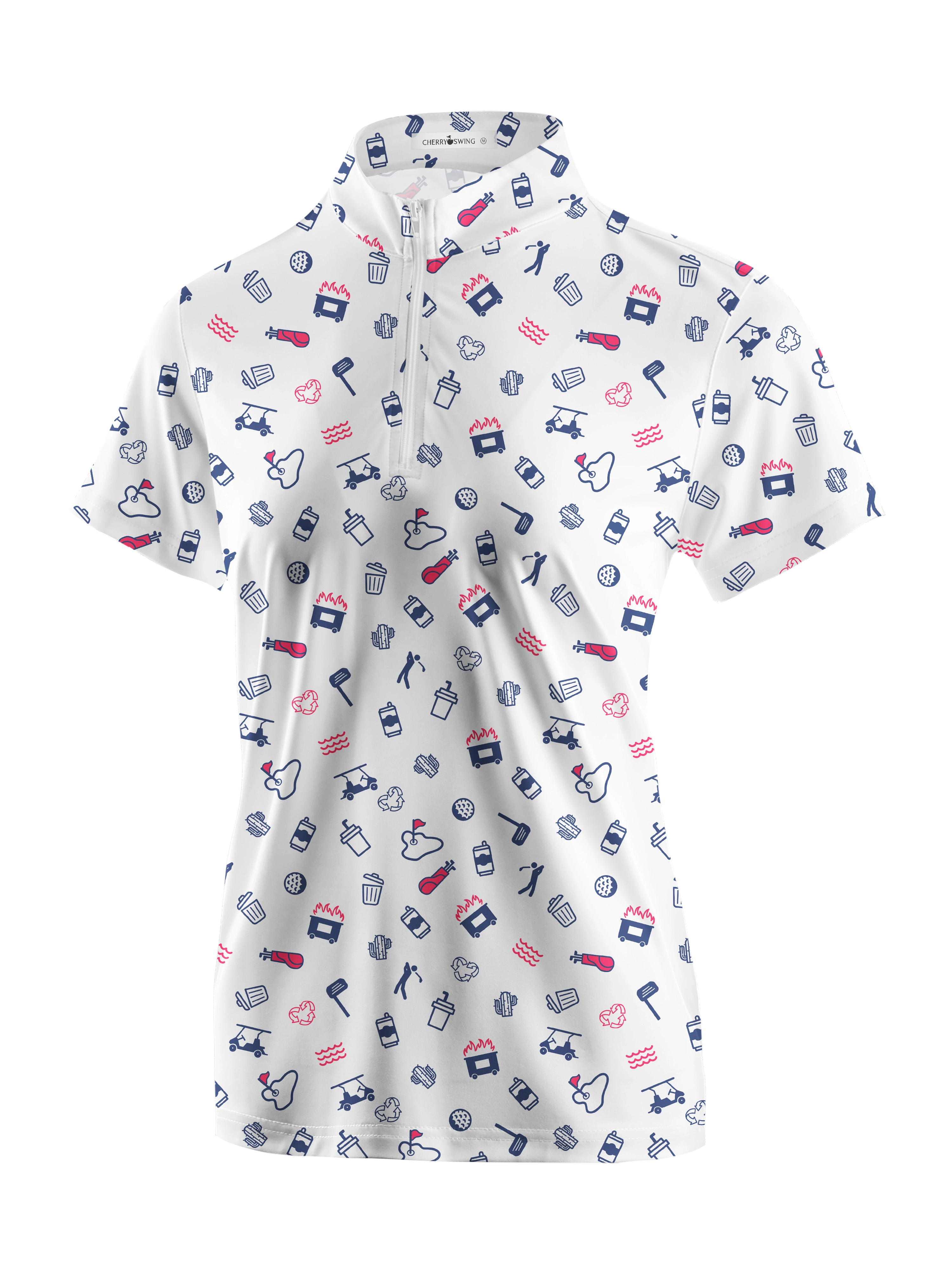 Cherryswing Women's Joy Of The Game Short Sleeve Polos