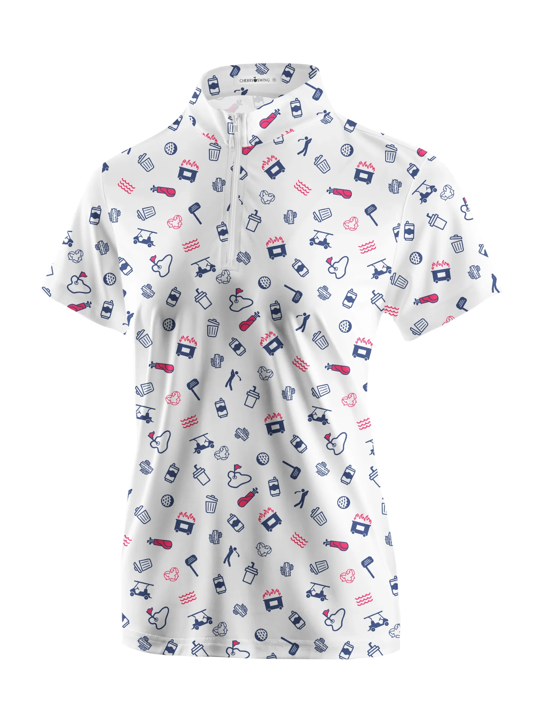 Cherryswing Women's Joy Of The Game Short Sleeve Polos