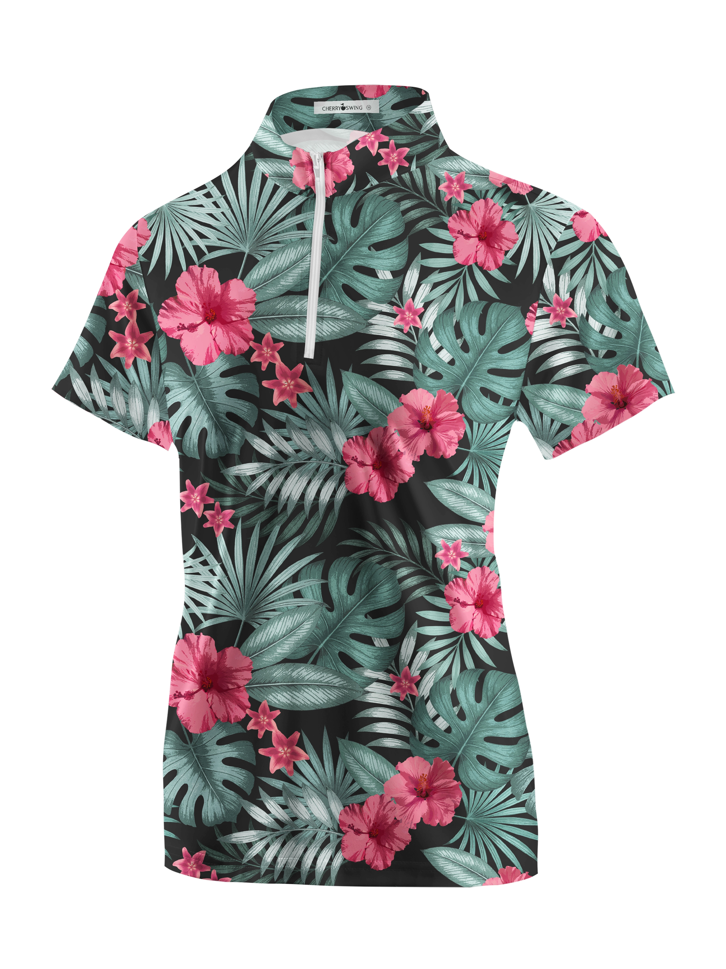 Cherryswing Women's Exotic Elegance Short Sleeve Polos