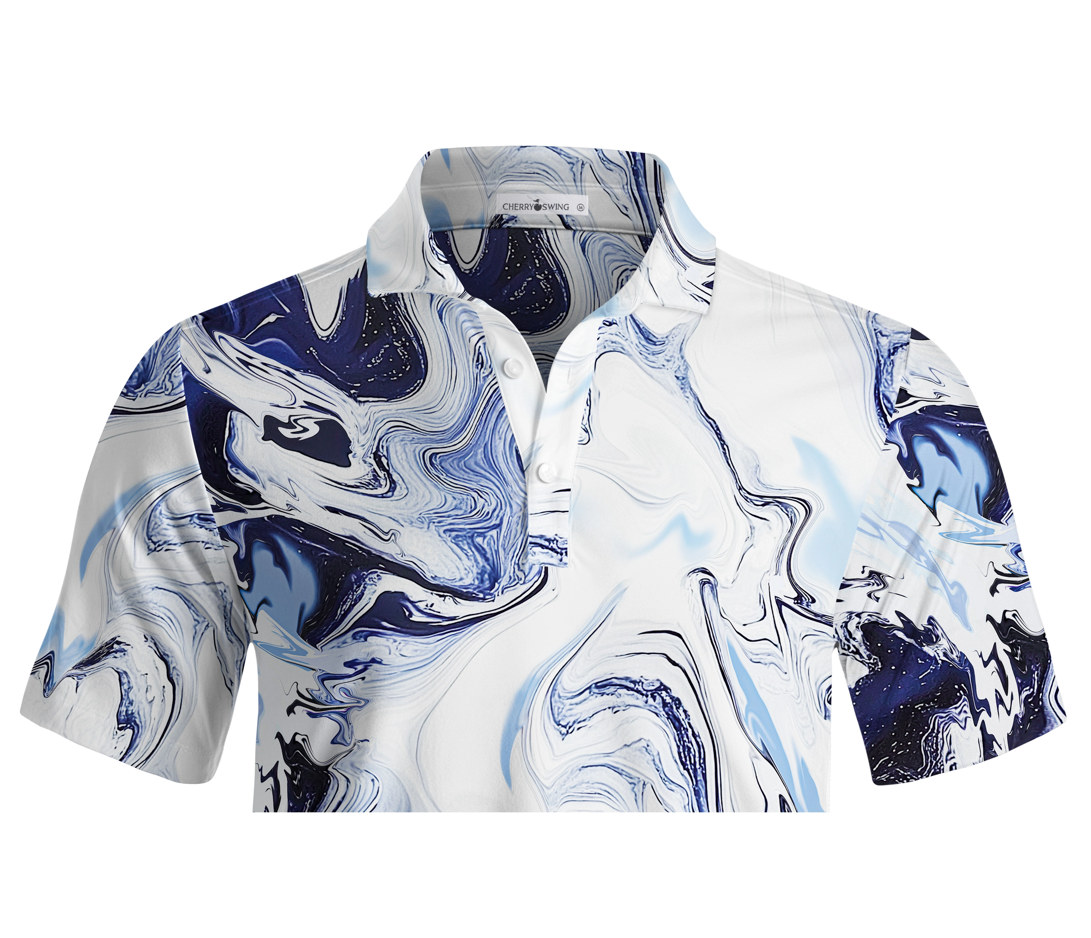 Cherryswing Fluidity Energy Men's Golf Short Sleeve Polos 