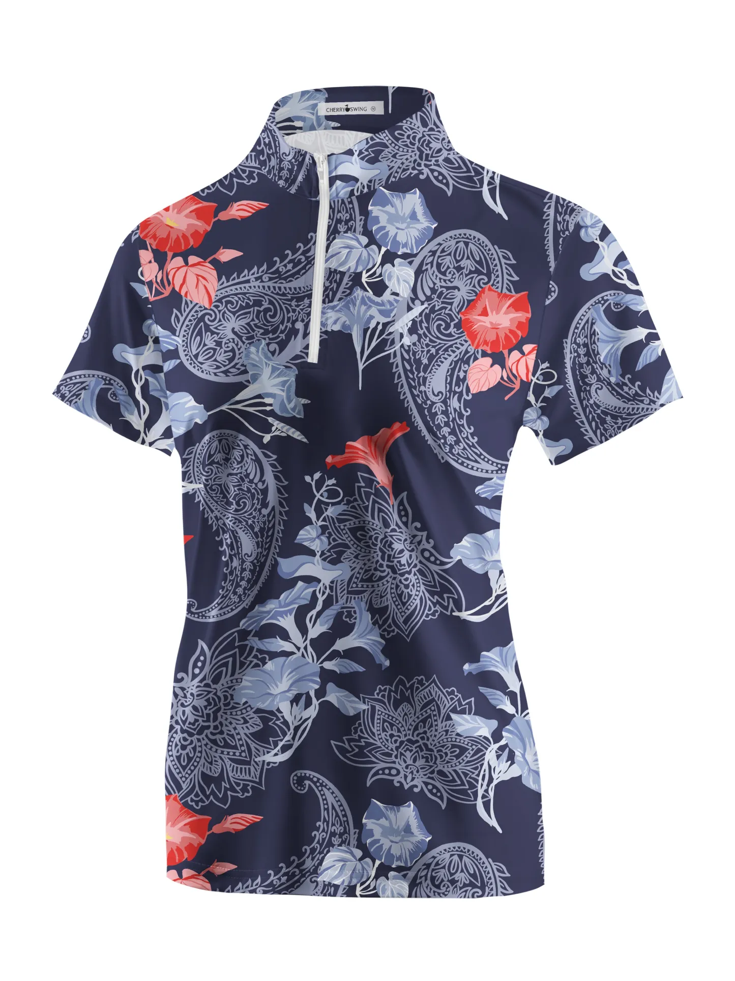 Cherryswing Women's Classic National Short Sleeve Polos