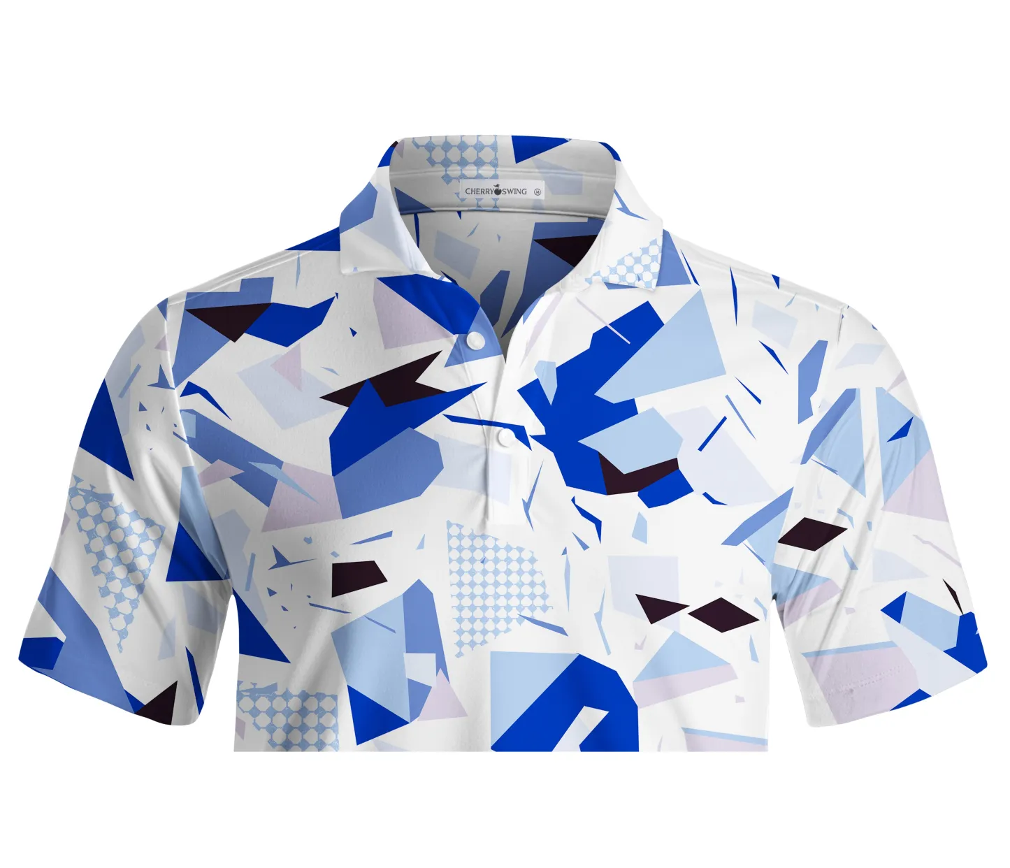 Cherryswing Abstract Art Men's Polo Shirt