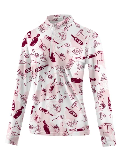 Cherryswing Women's Charm Golf Long Sleeve Polo Shirt