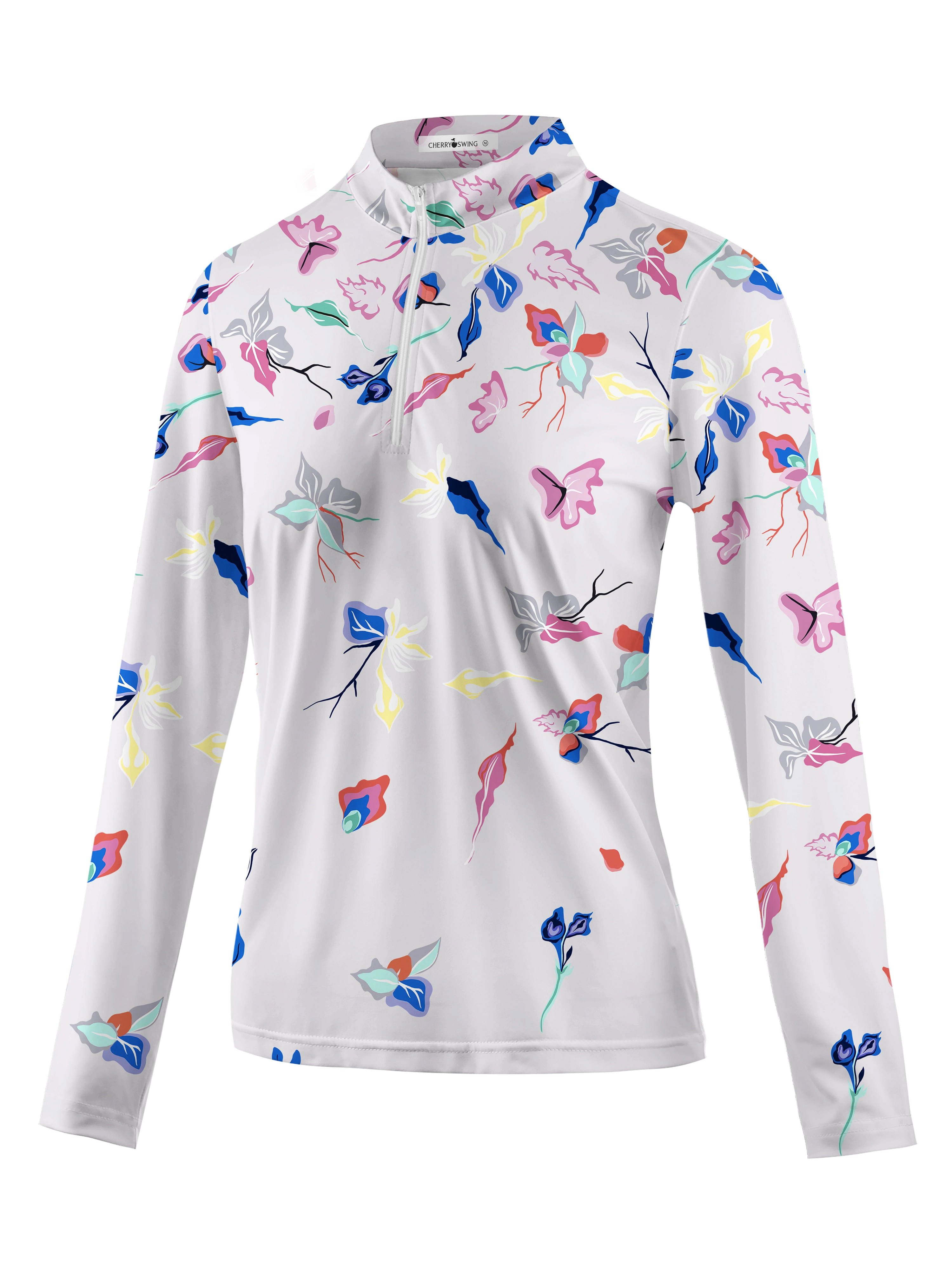 Cherryswing Women's Renewal and Growth Long Sleeve Polo Shirt