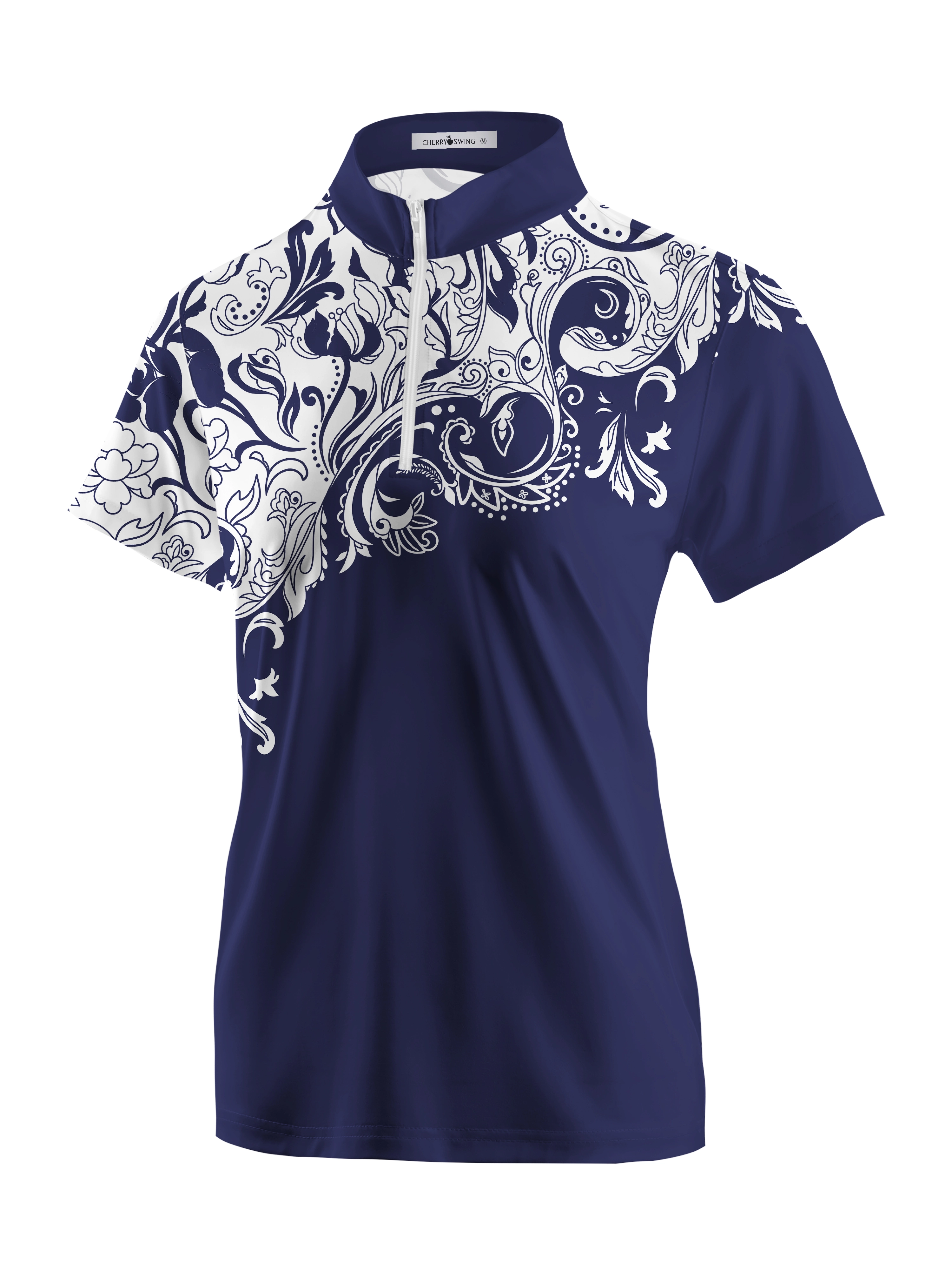 Cherryswing Women's Timeless Artistry Short Sleeve Polos
