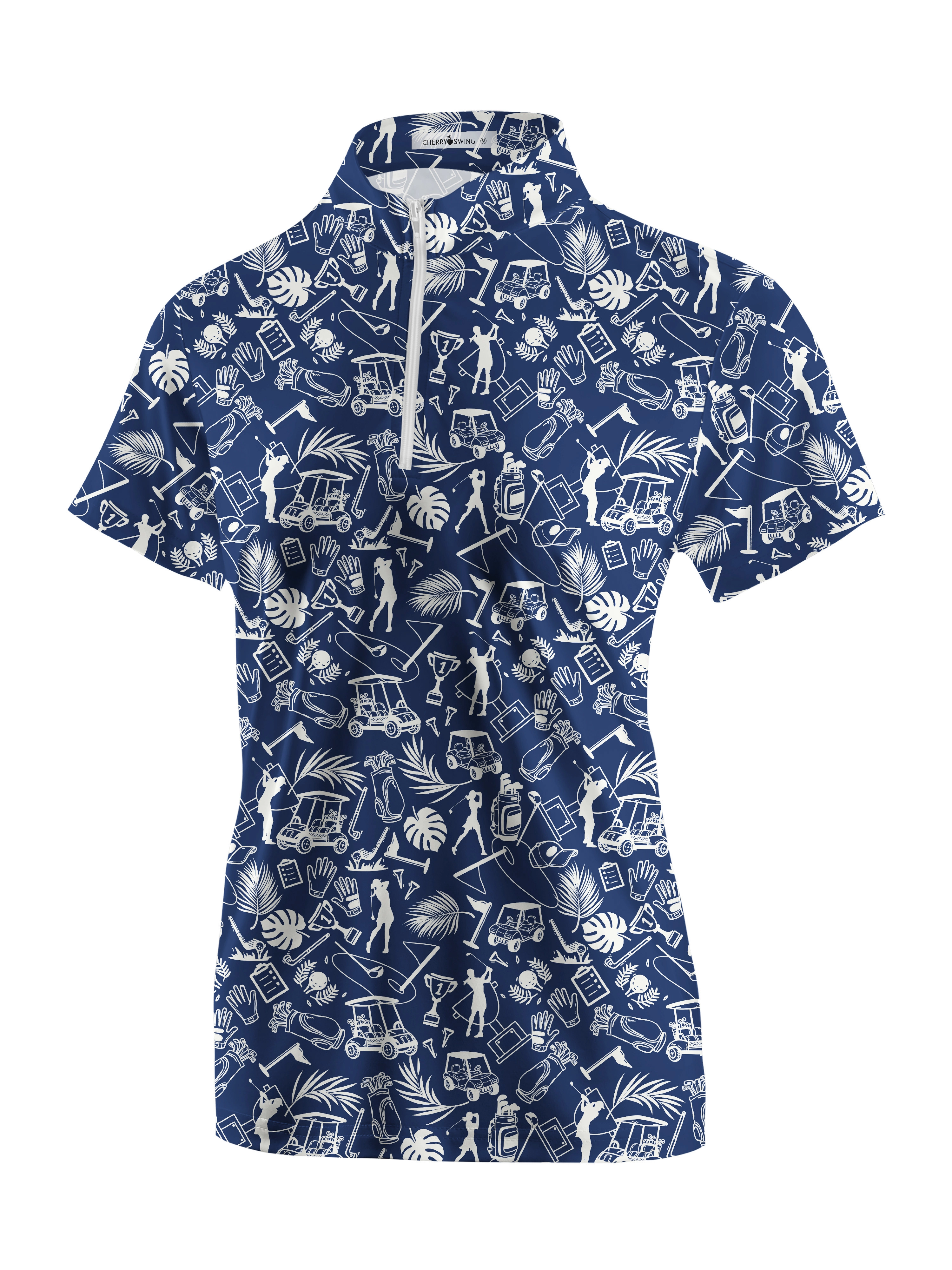 Cherryswing Women's Energy of Golf Short Sleeve Polos