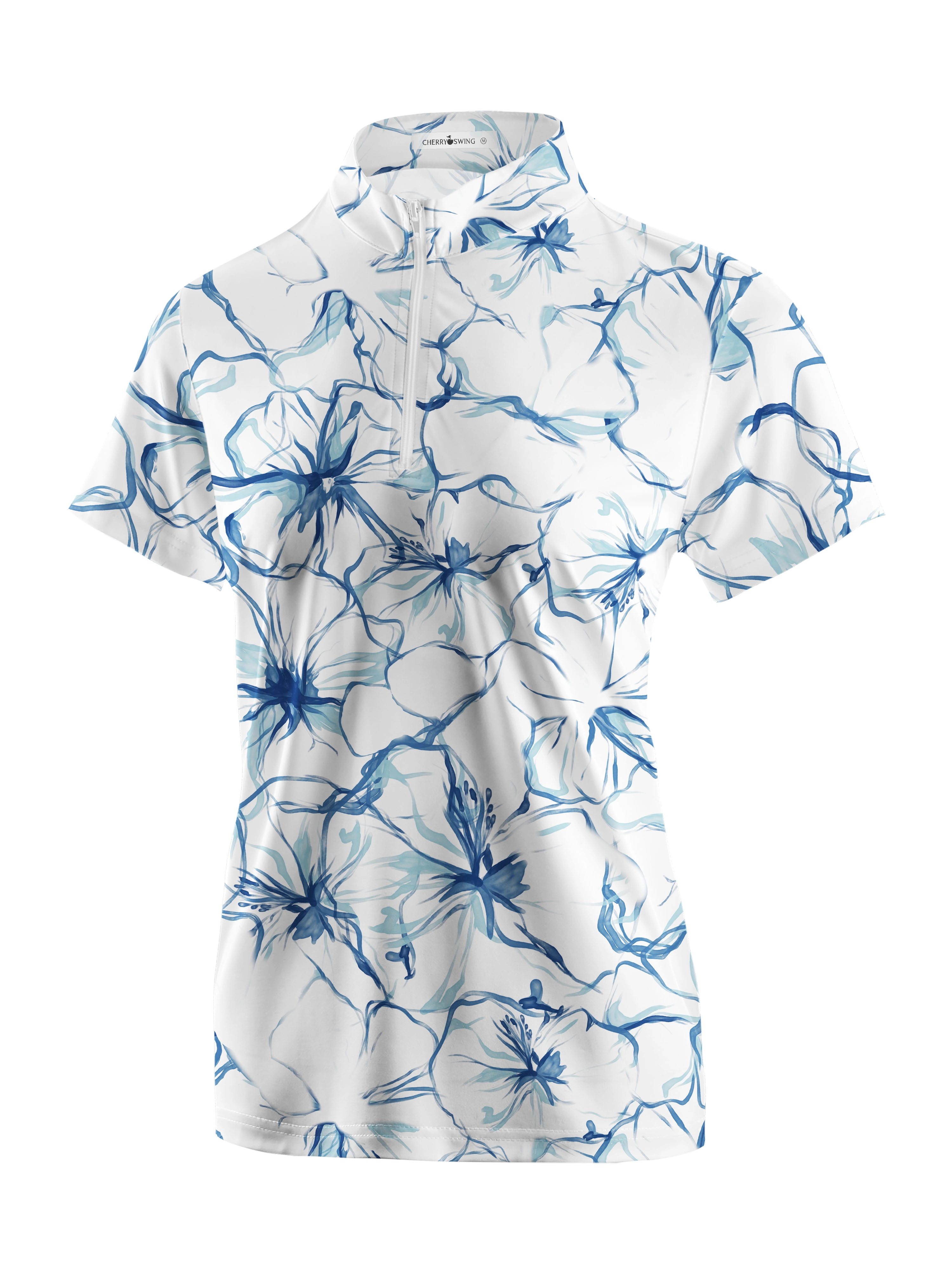 Cherryswing Women's Lush Golf Greens Short Sleeve Polos