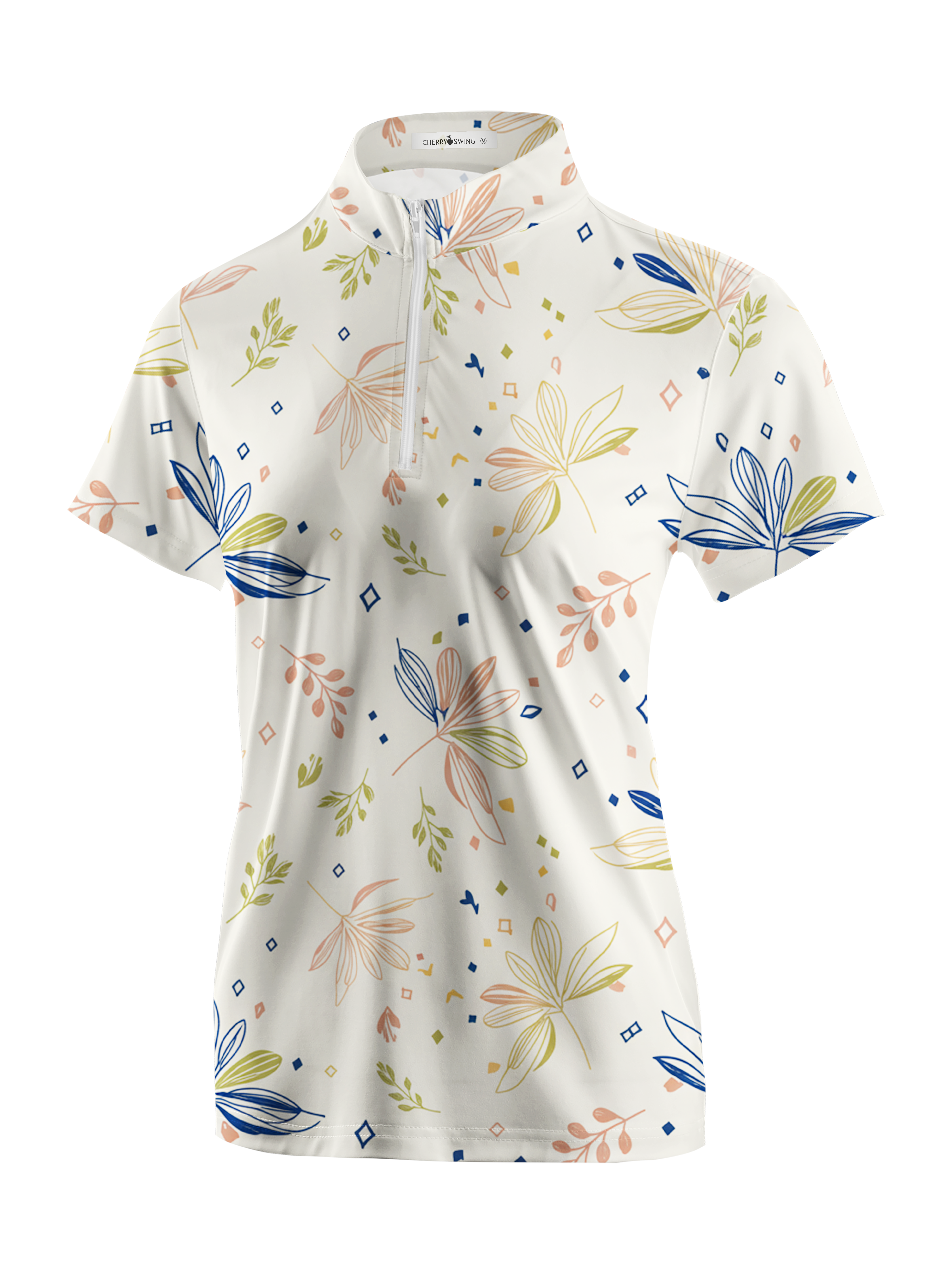 Cherryswing Women's Botanica Bloom Short Sleeve Polos