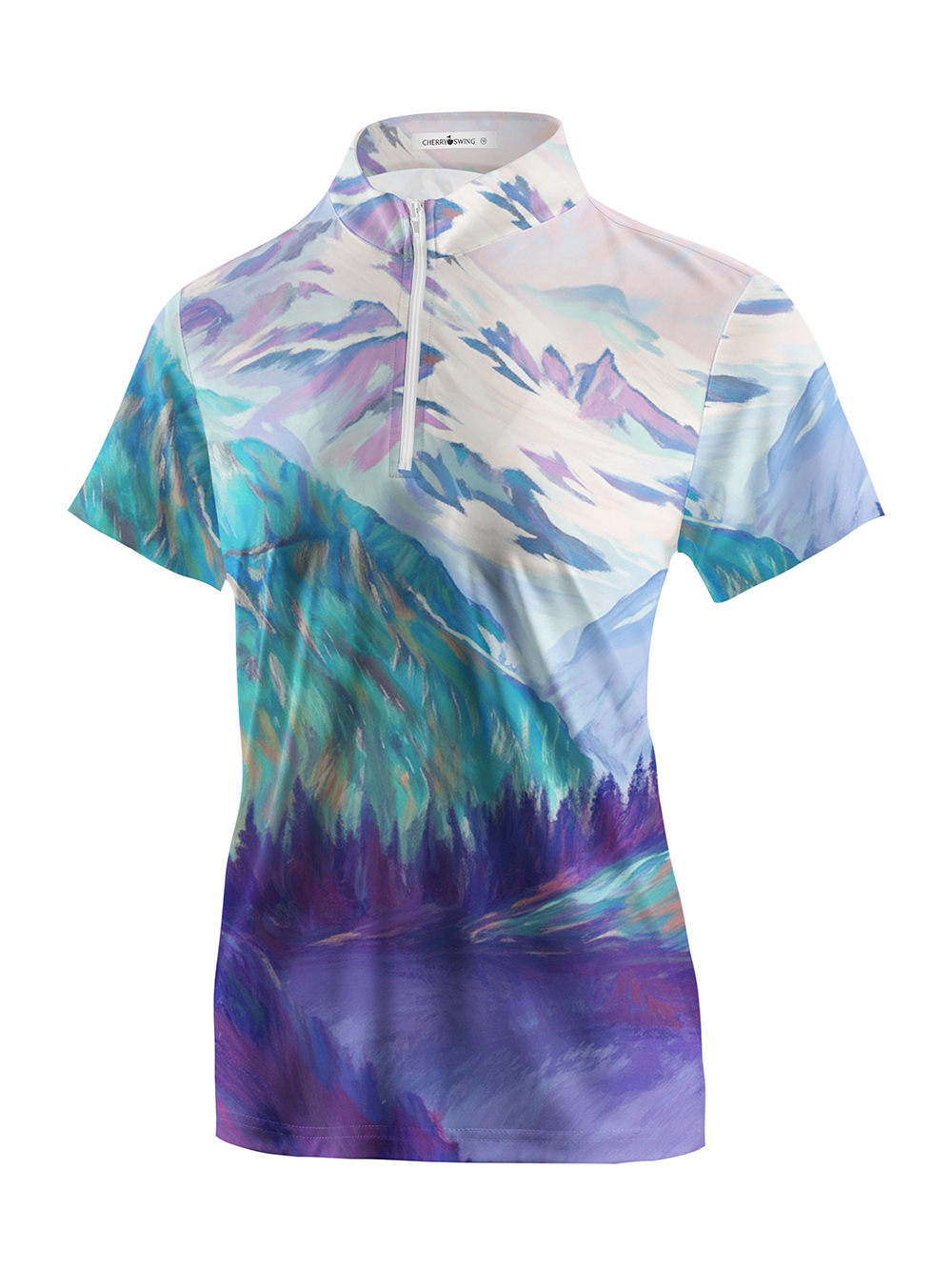 Cherryswing Women's Alpine Dusk Short Sleeve Polos