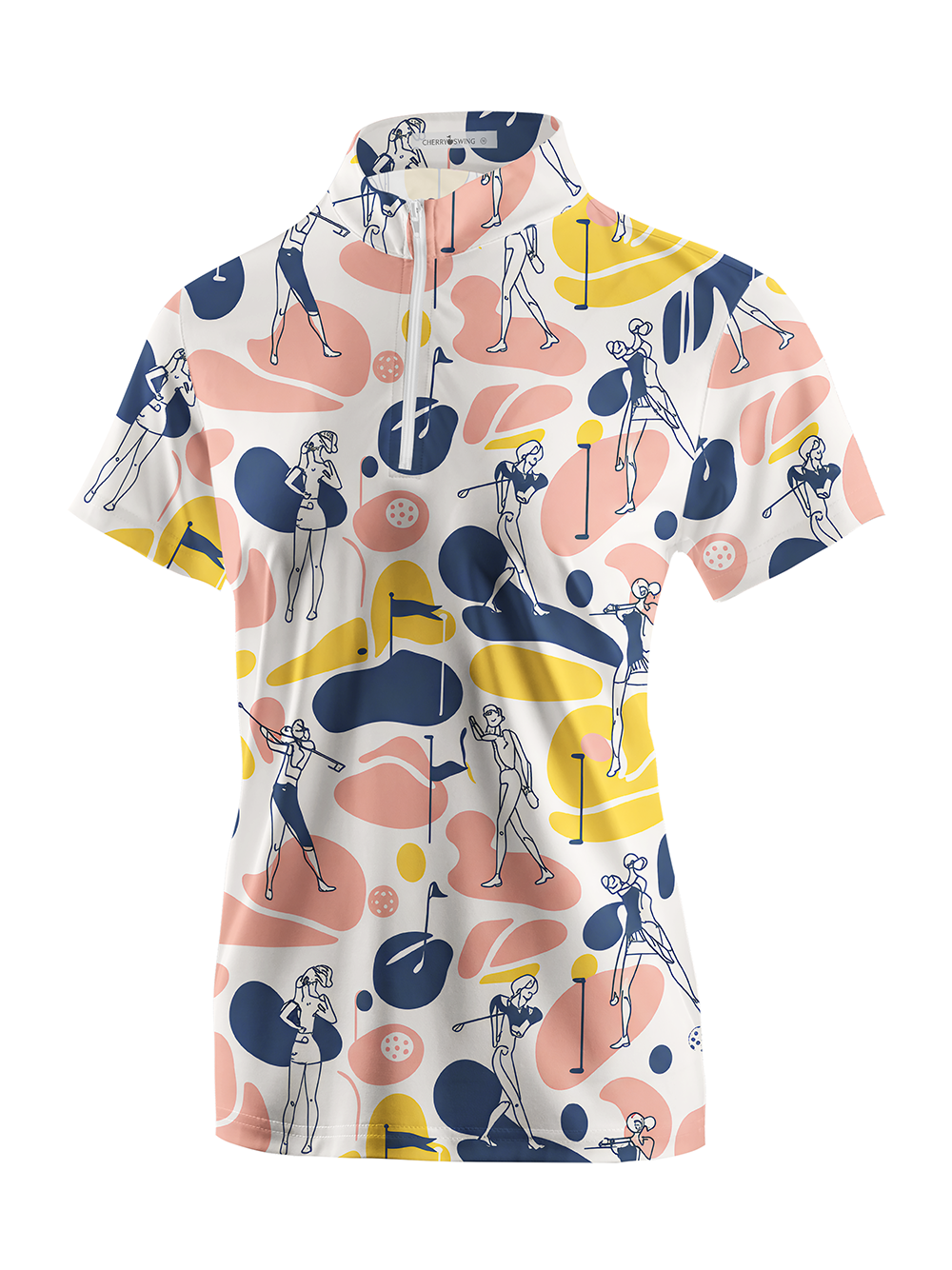Cherryswing Women's Swing Muse Short Sleeve Polos