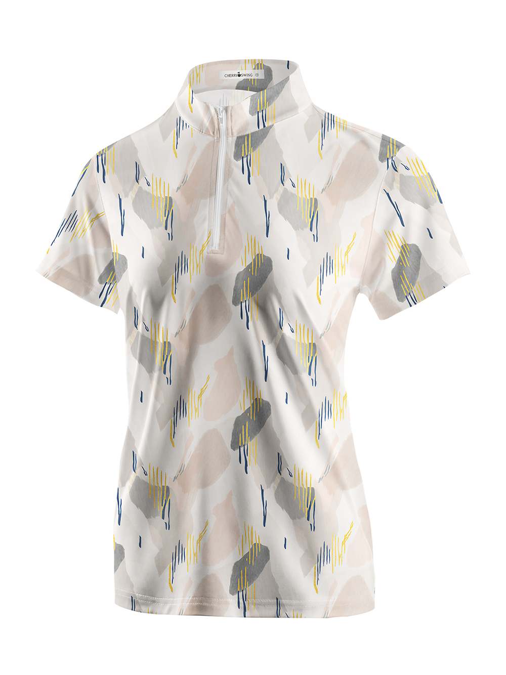 Cherryswing Women's Soft Stroke Short Sleeve Polos
