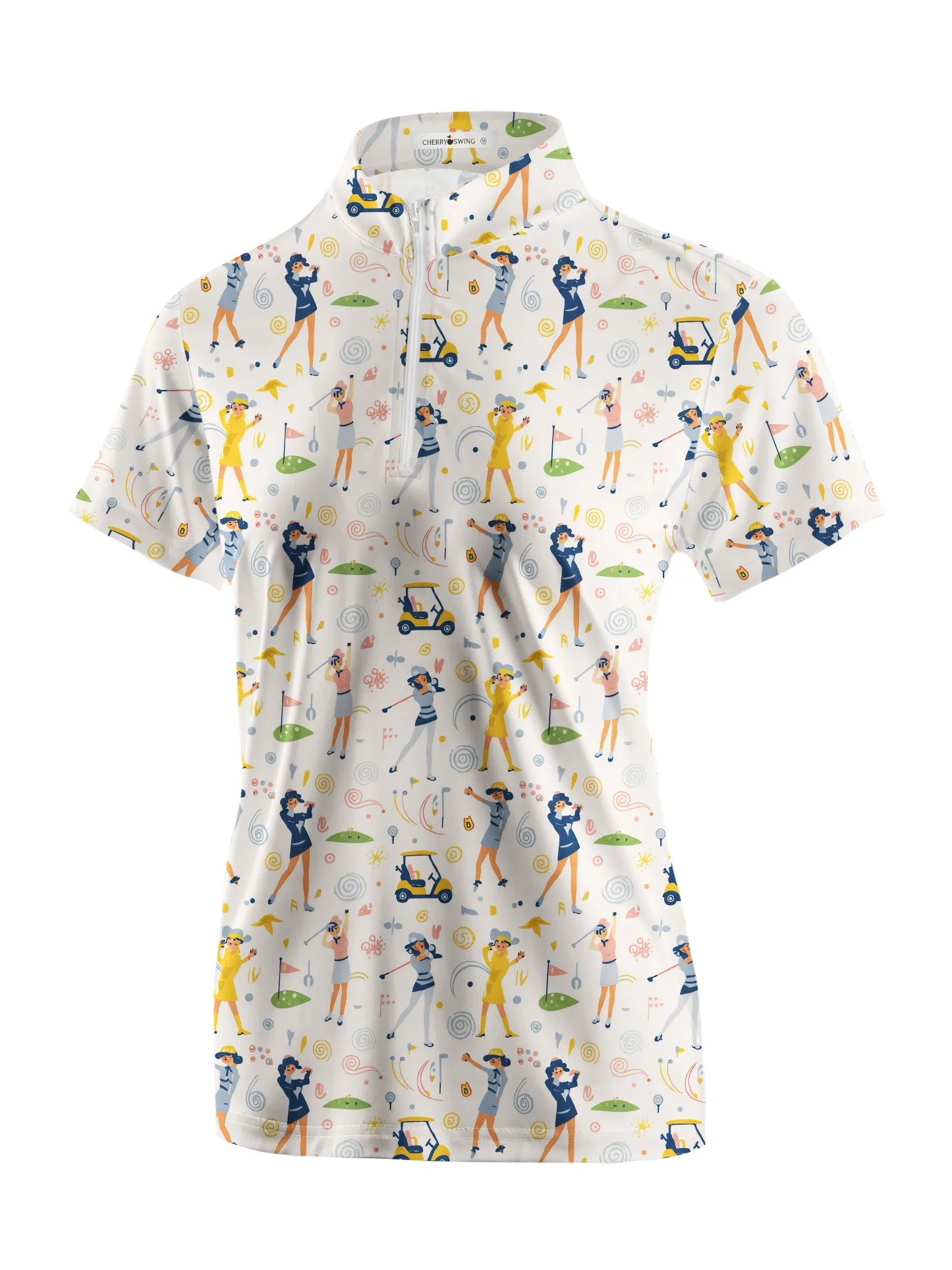 Cherryswing Women's Vintage Golf Ladies Short Sleeve Polos