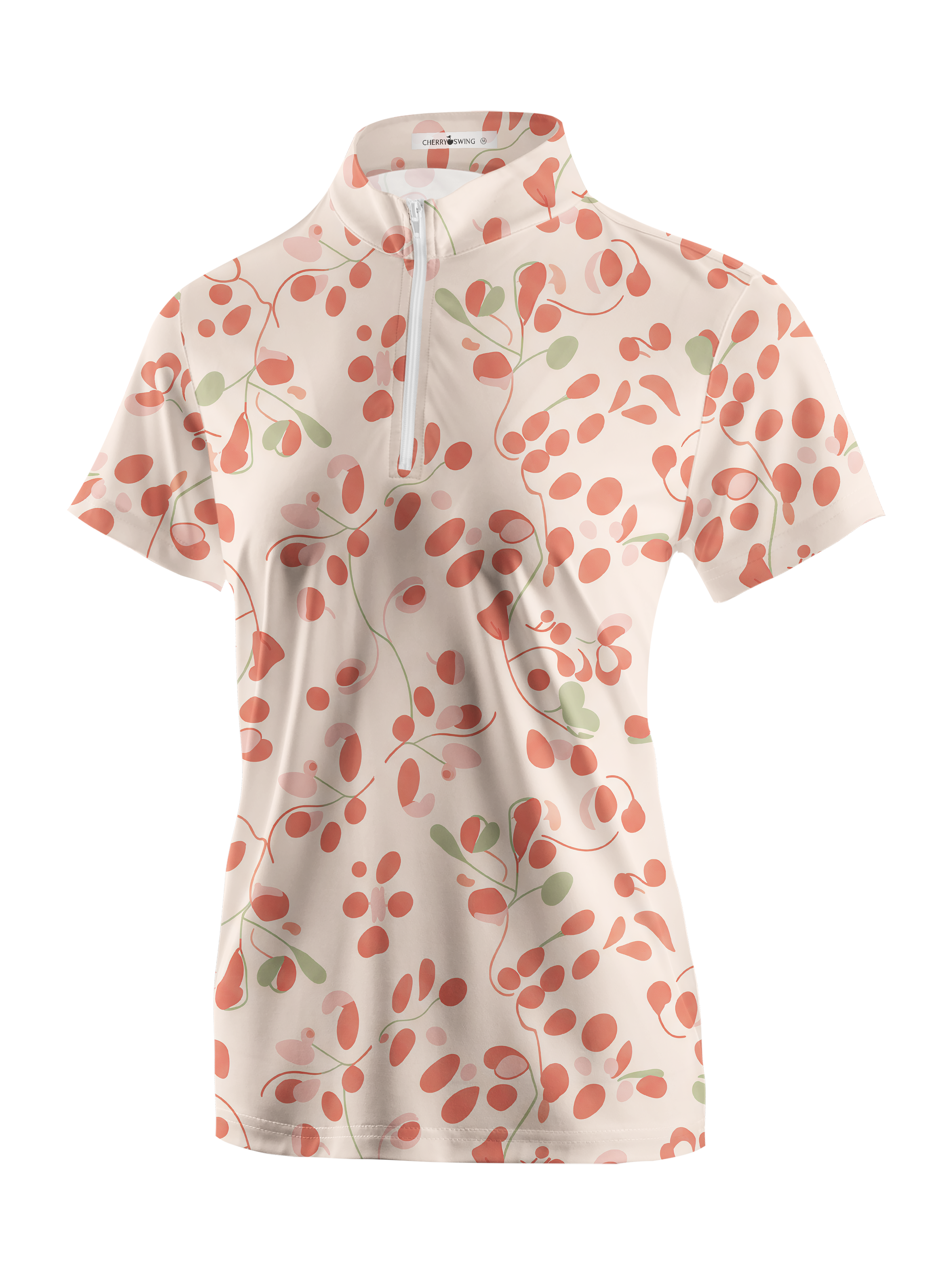 Cherryswing Women's Soft Terracotta Short Sleeve Polos